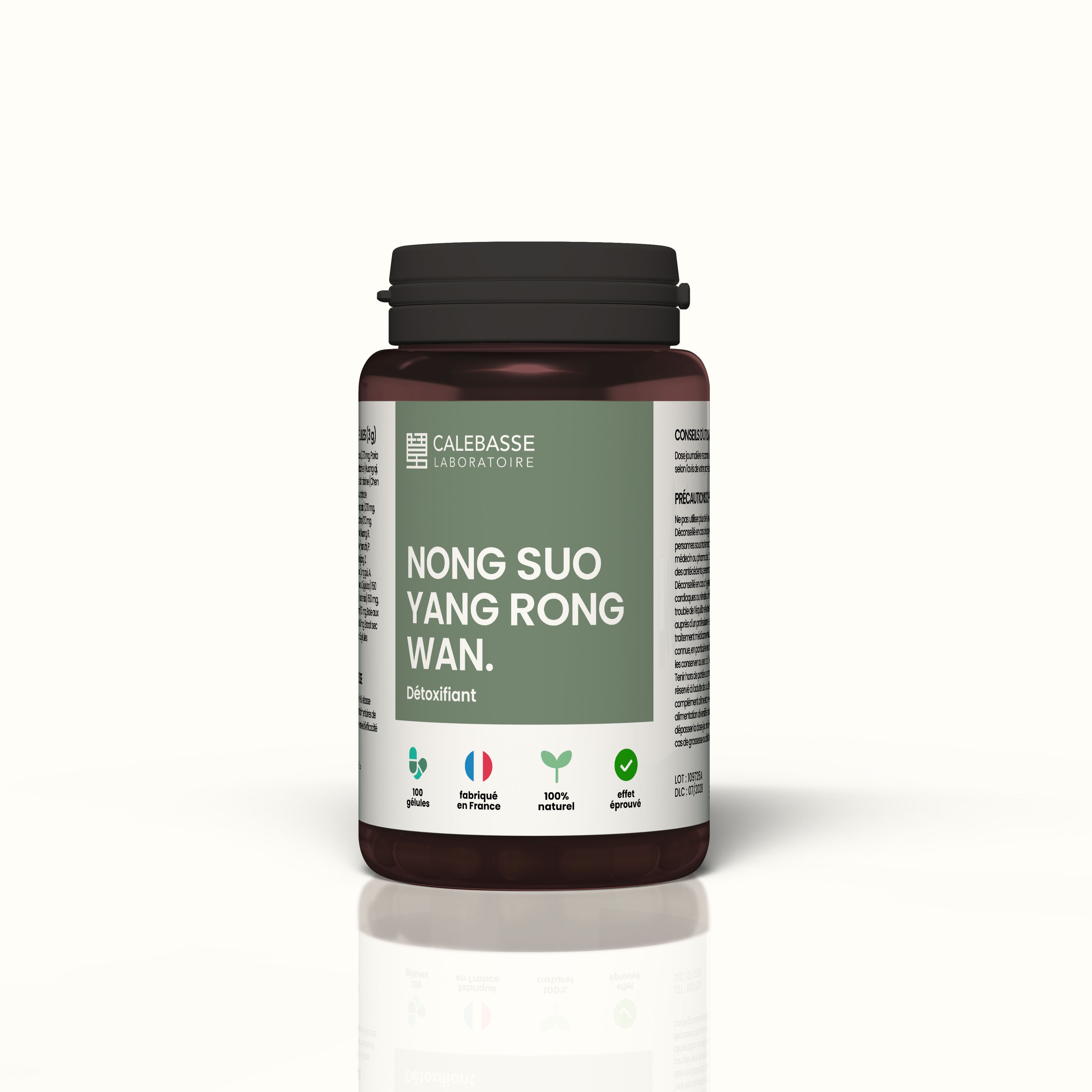 1 Bottle  of 100 capsules -  50g