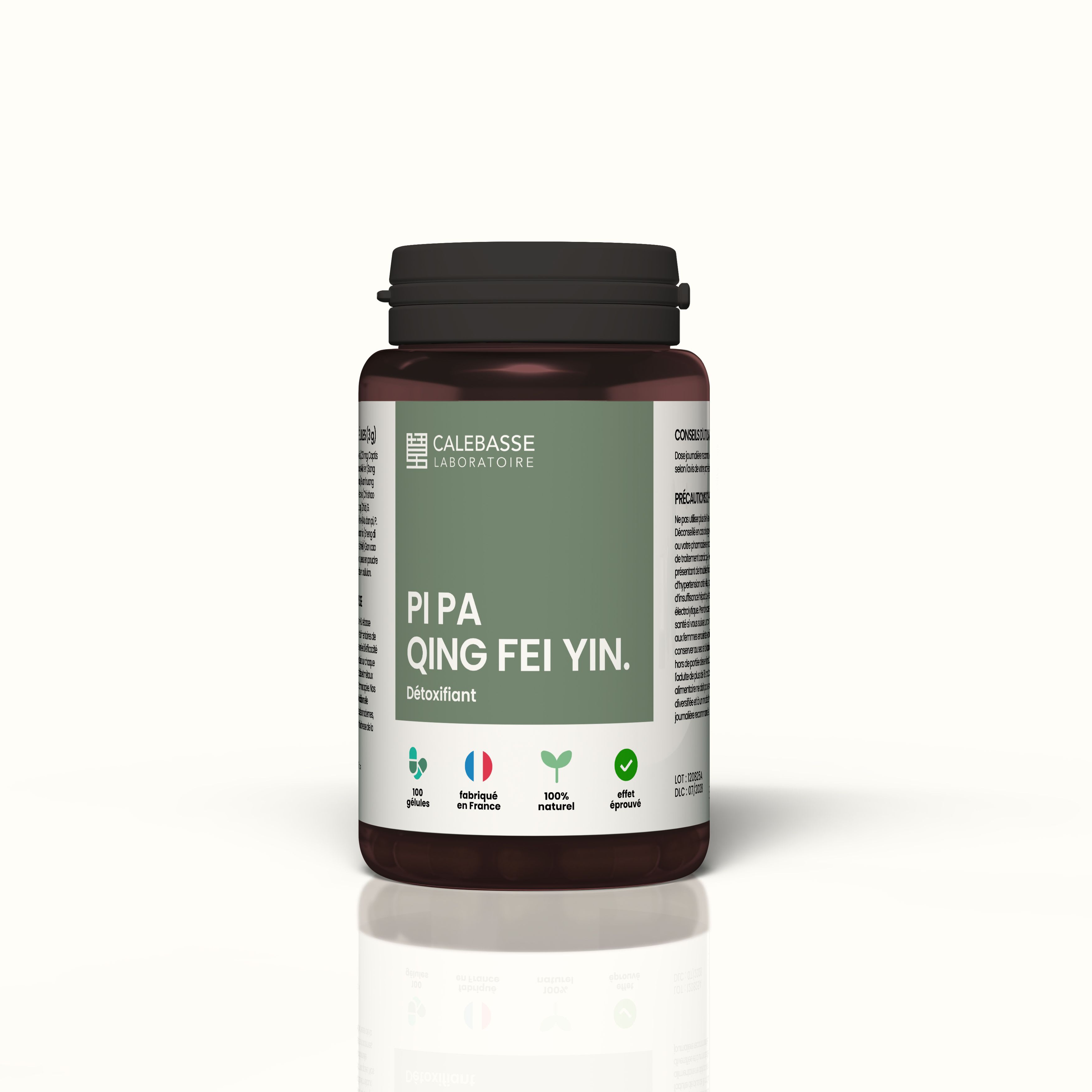 1 Bottle  of 100 capsules -  50g
