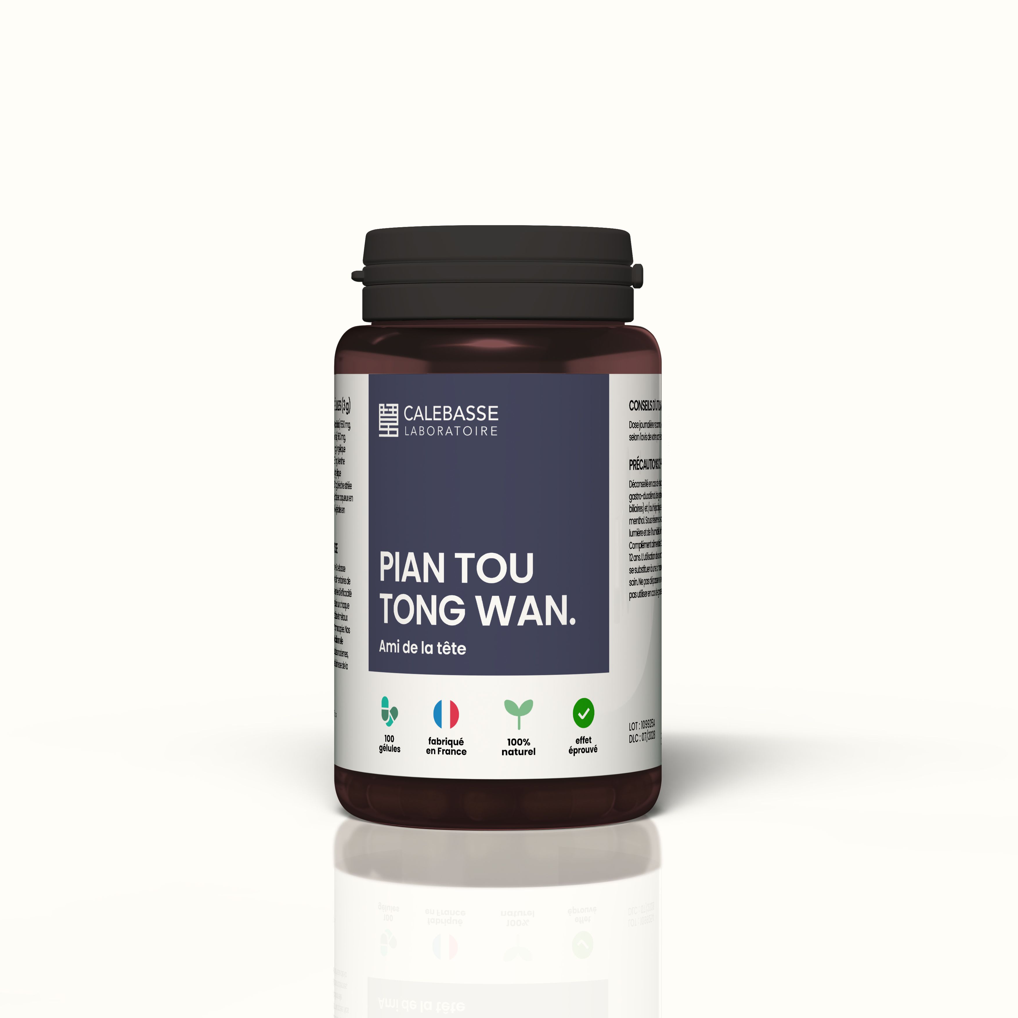 1 Bottle  of 100 capsules -  50g