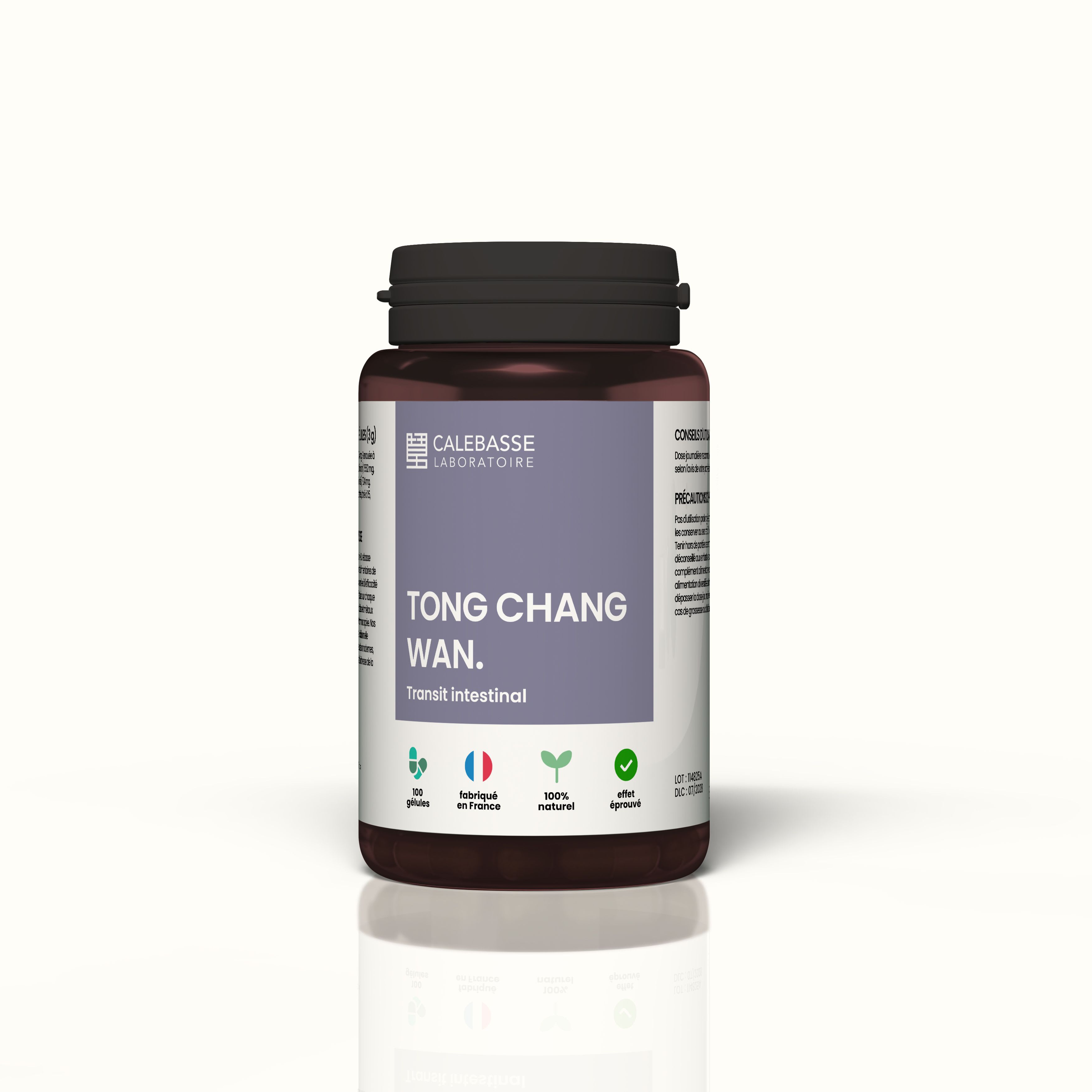 1 Bottle  of 100 capsules -  50g