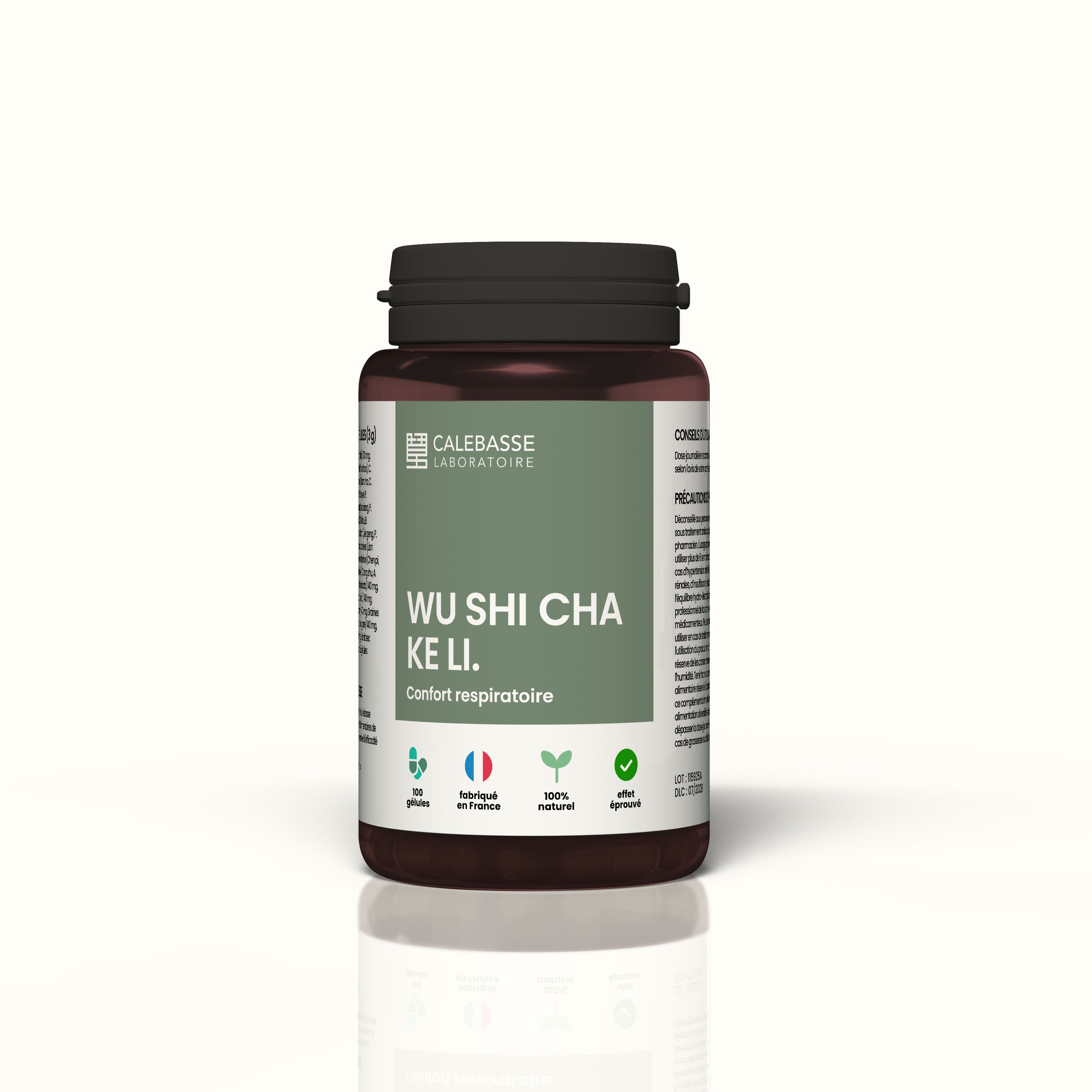 1 Bottle  of 100 capsules -  50g