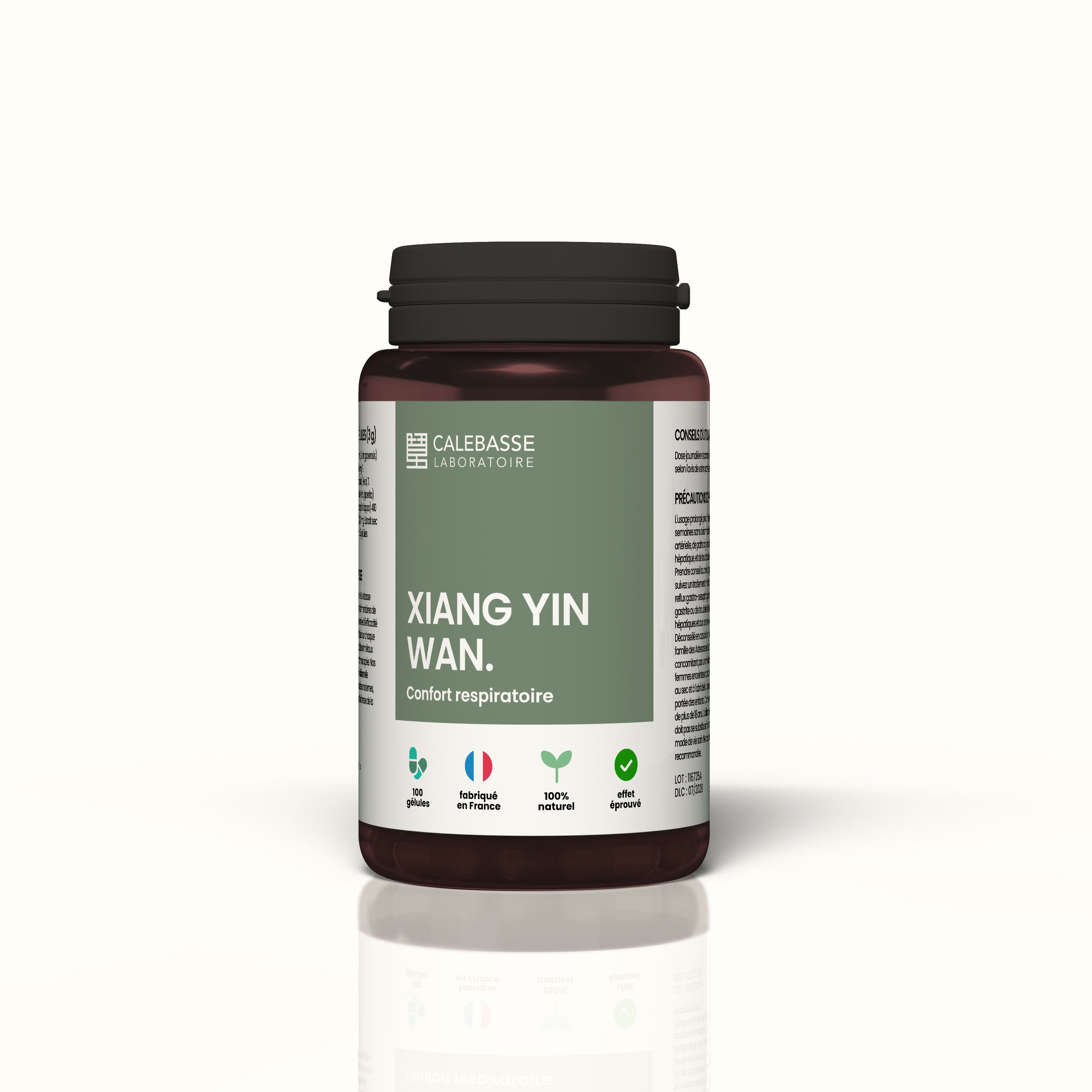 1 Bottle  of 100 capsules -  50g