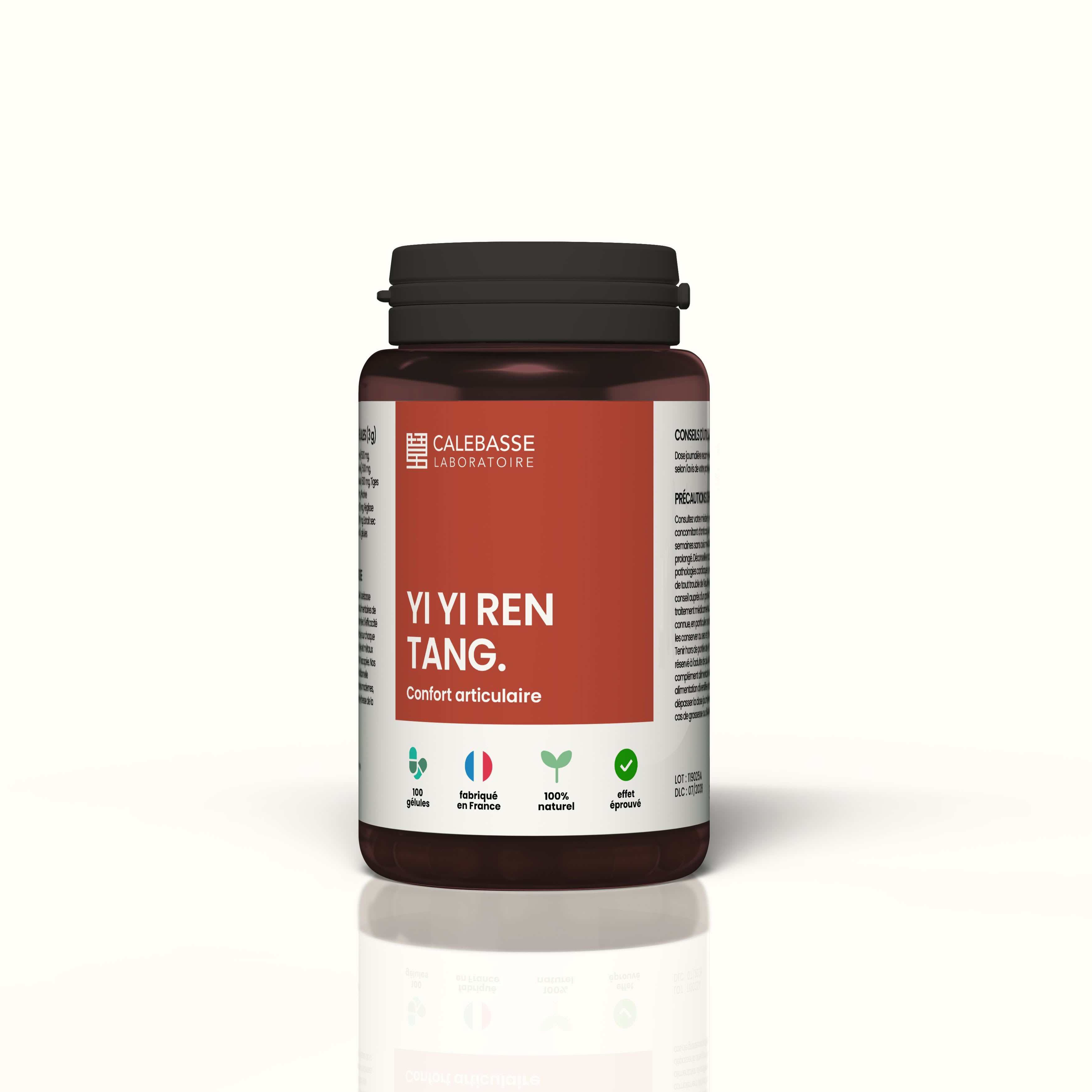 1 flacon de 100 gélules -  50g