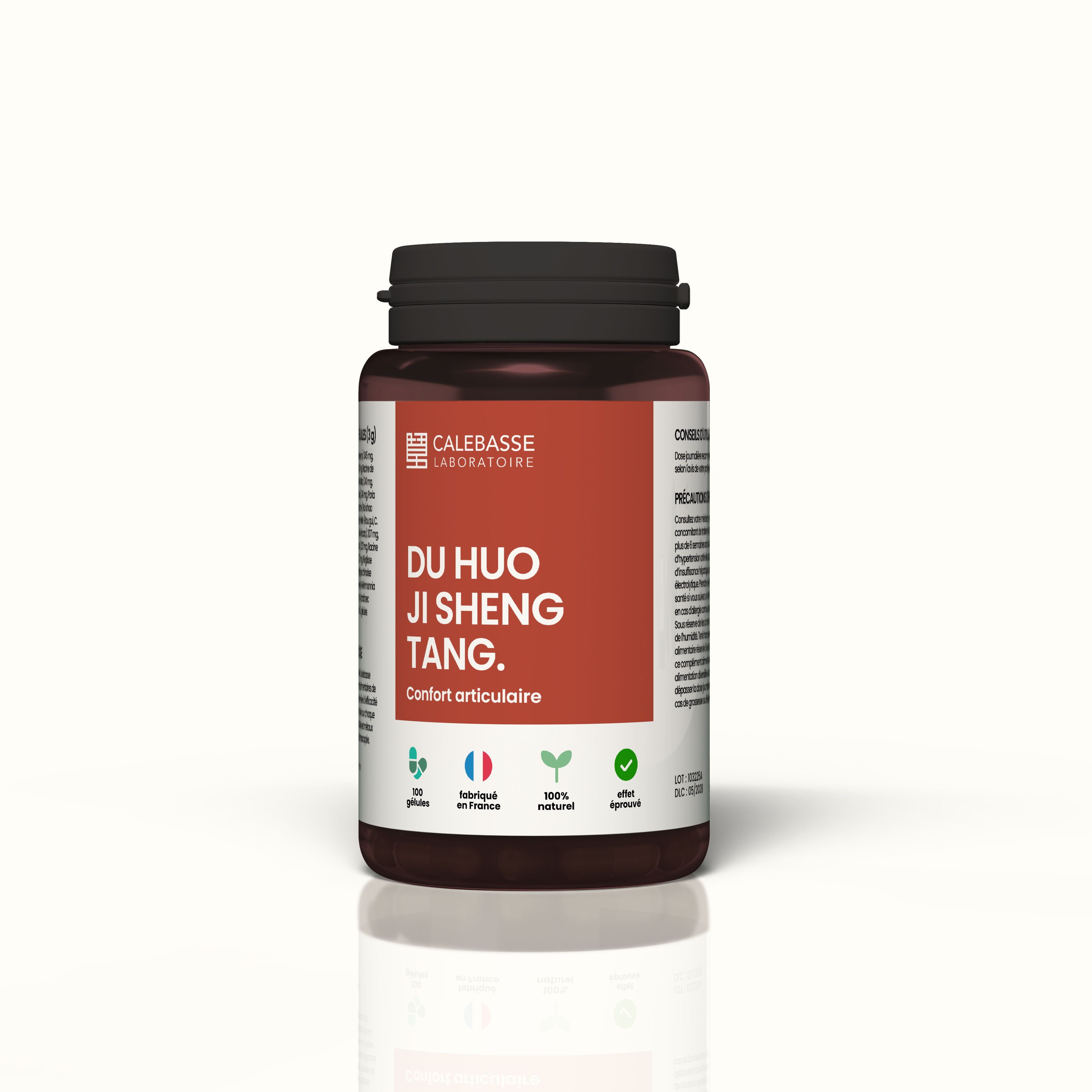 1 Bottle  of 100 capsules -  50g