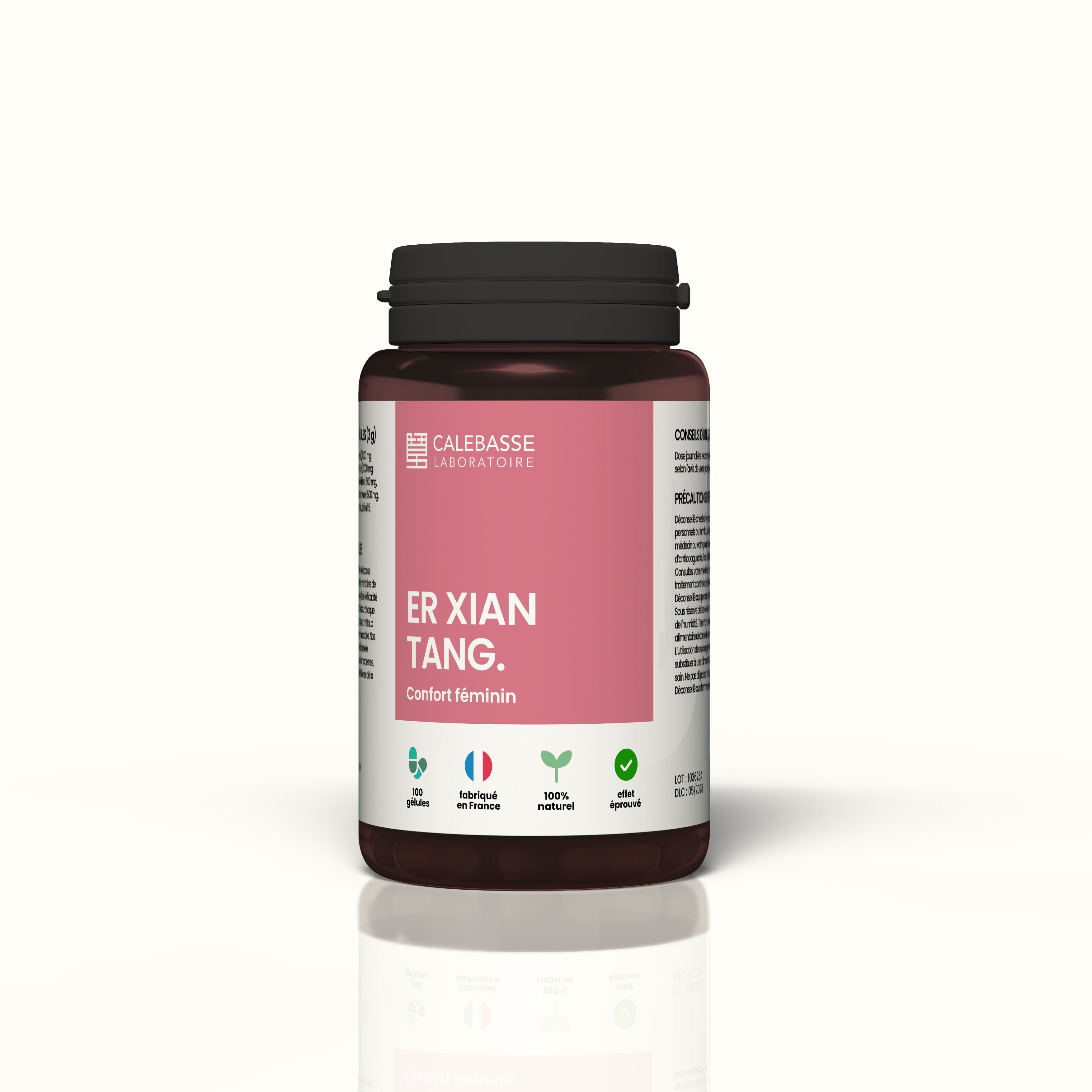 1 Bottle  of 100 capsules -  50g