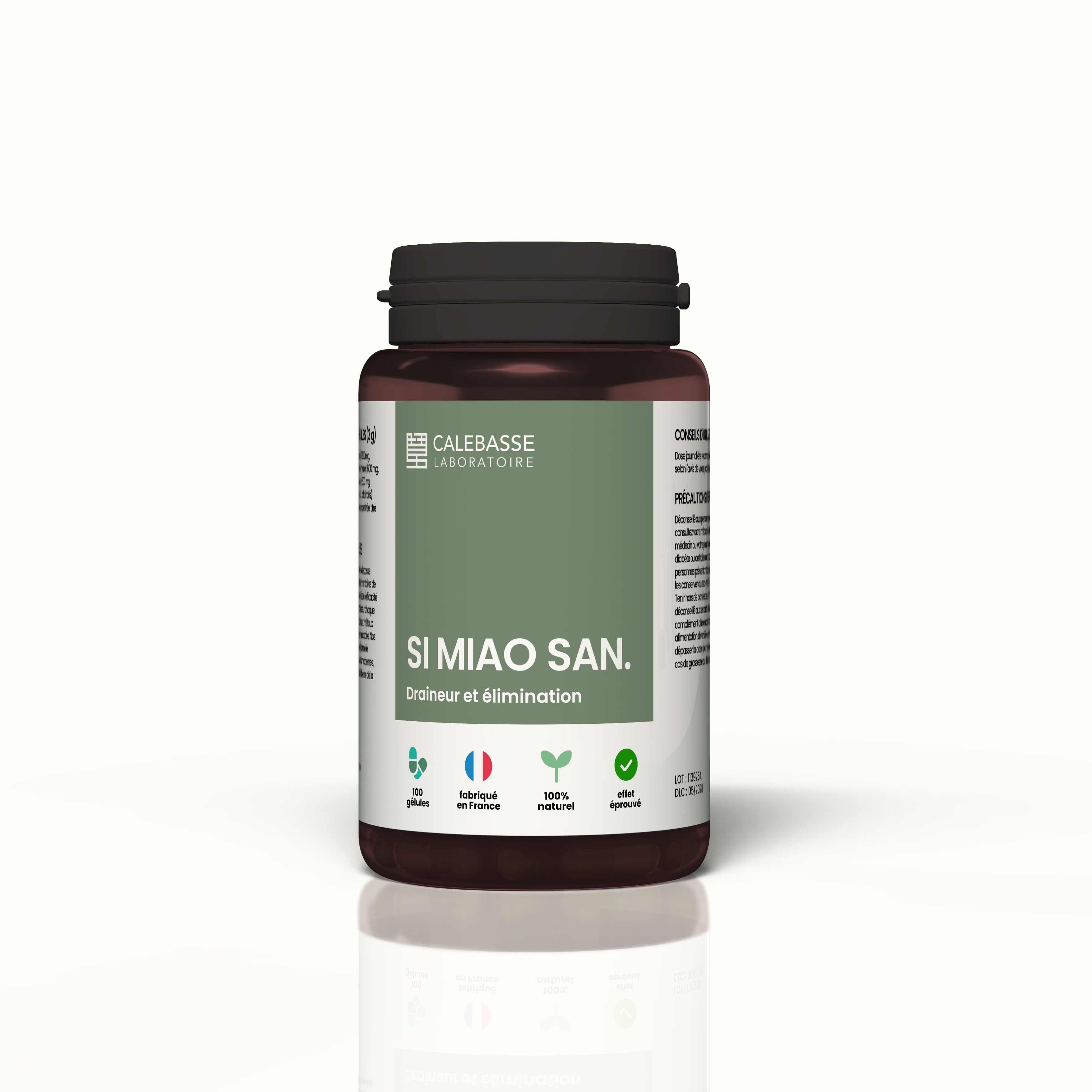 1 Bottle  of 100 capsules -  50g