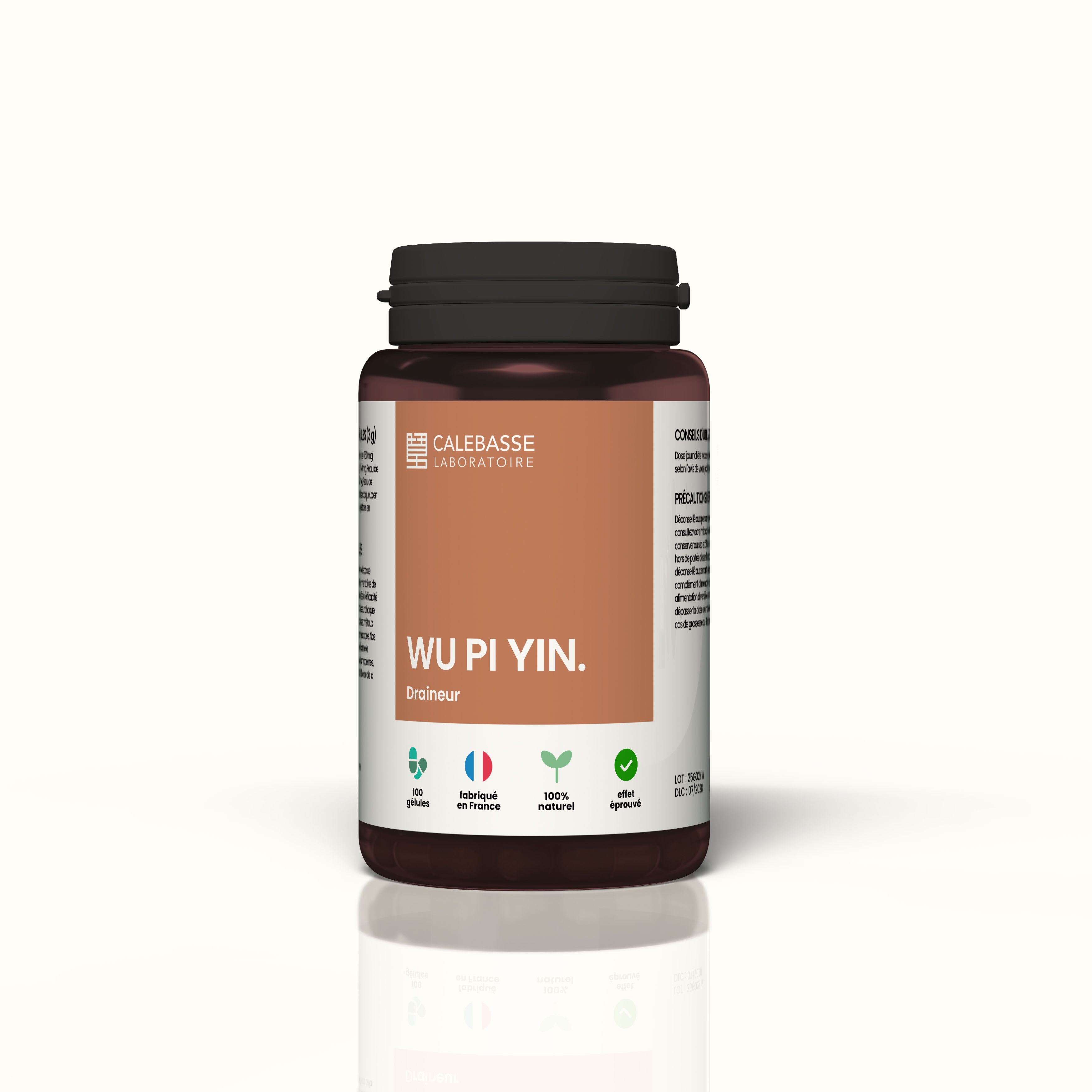 1 Bottle  of 100 capsules -  50g