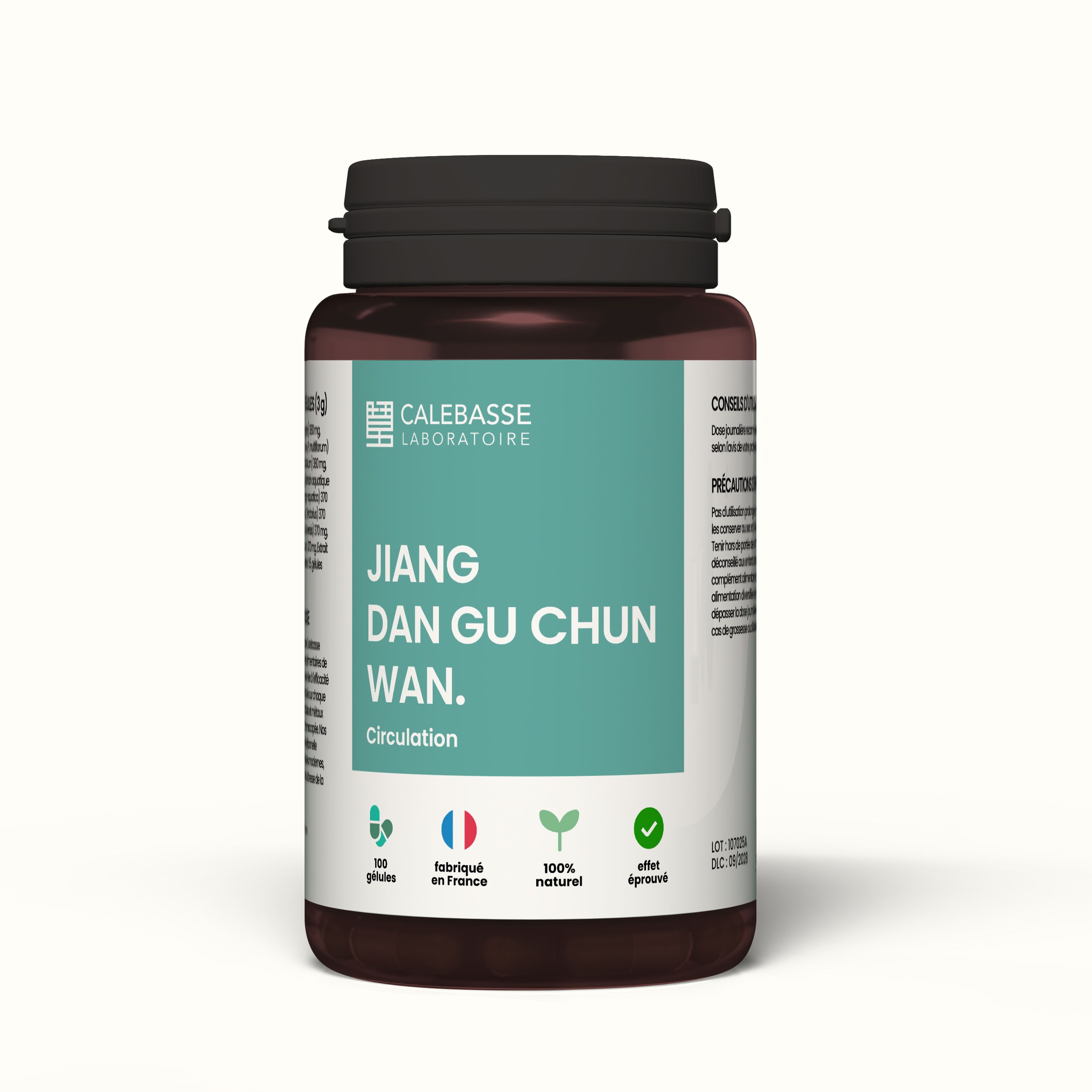 1 Bottle  of 100 capsules -  50g