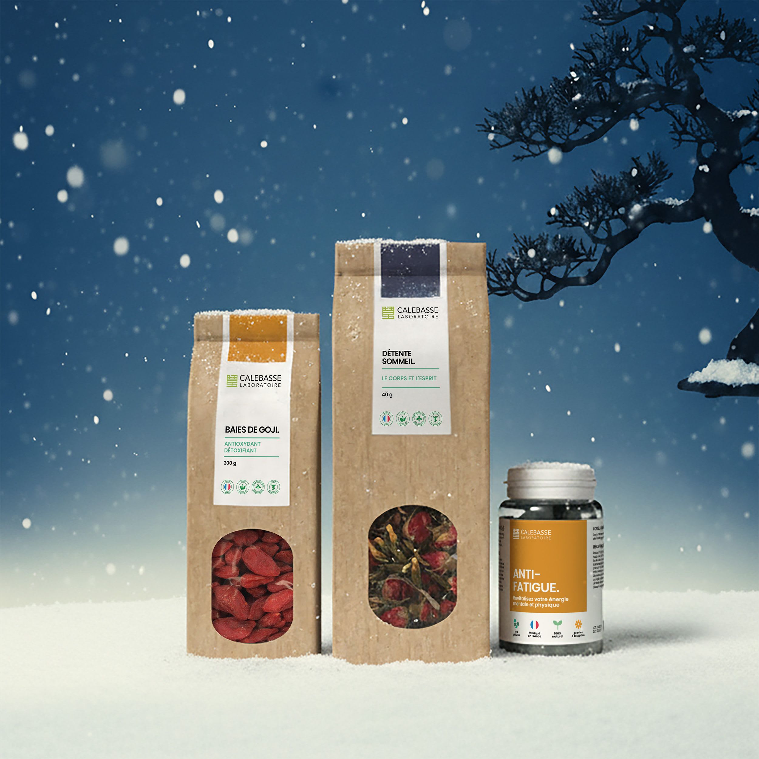 1 Kit Essentiels Quotidiens - Vitalité, Clarté & Sommeil (rouge)