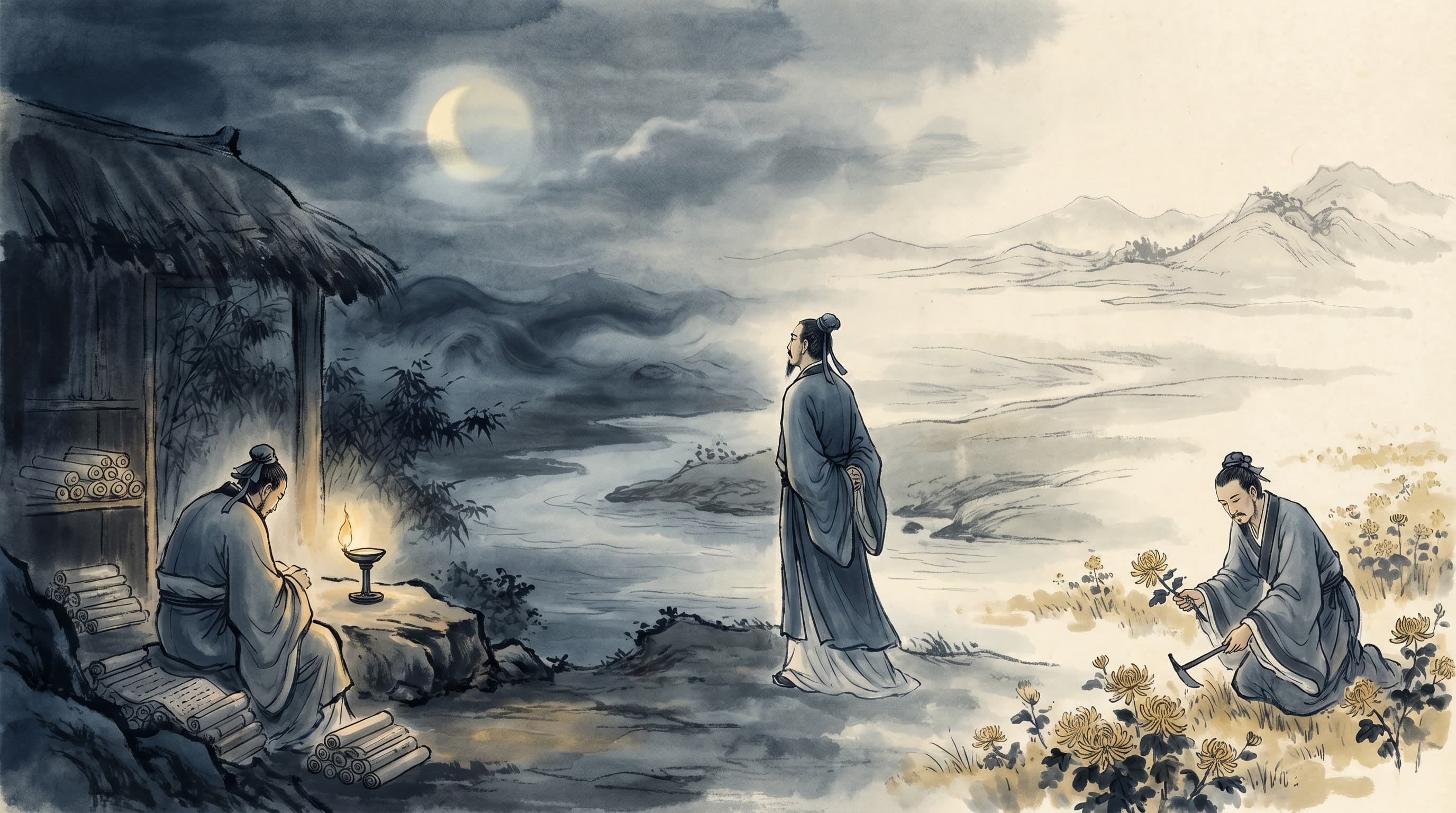 Le stress dans la tradition chinoise : trois figures face à l’adversité