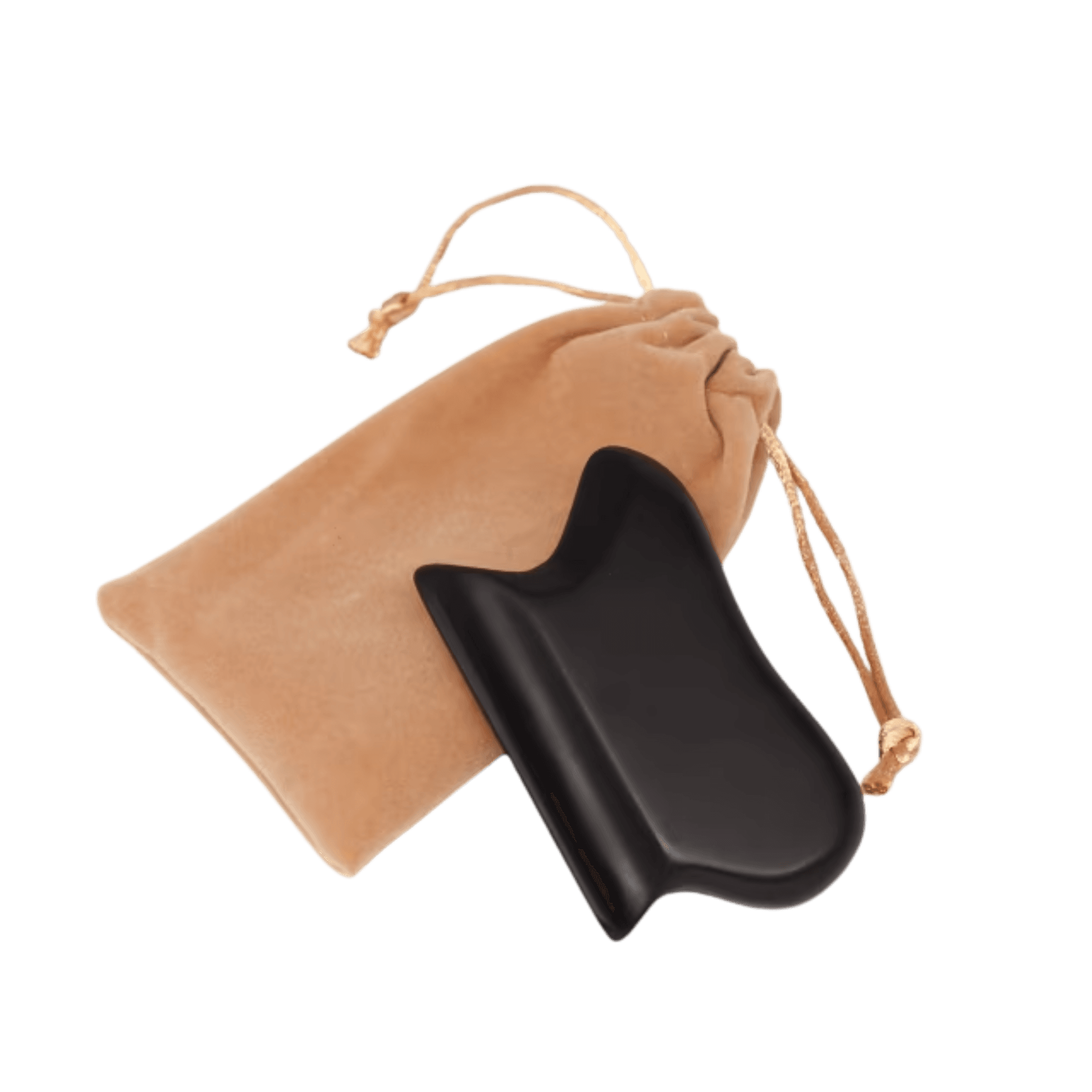 Gua sha en pierre de bian
