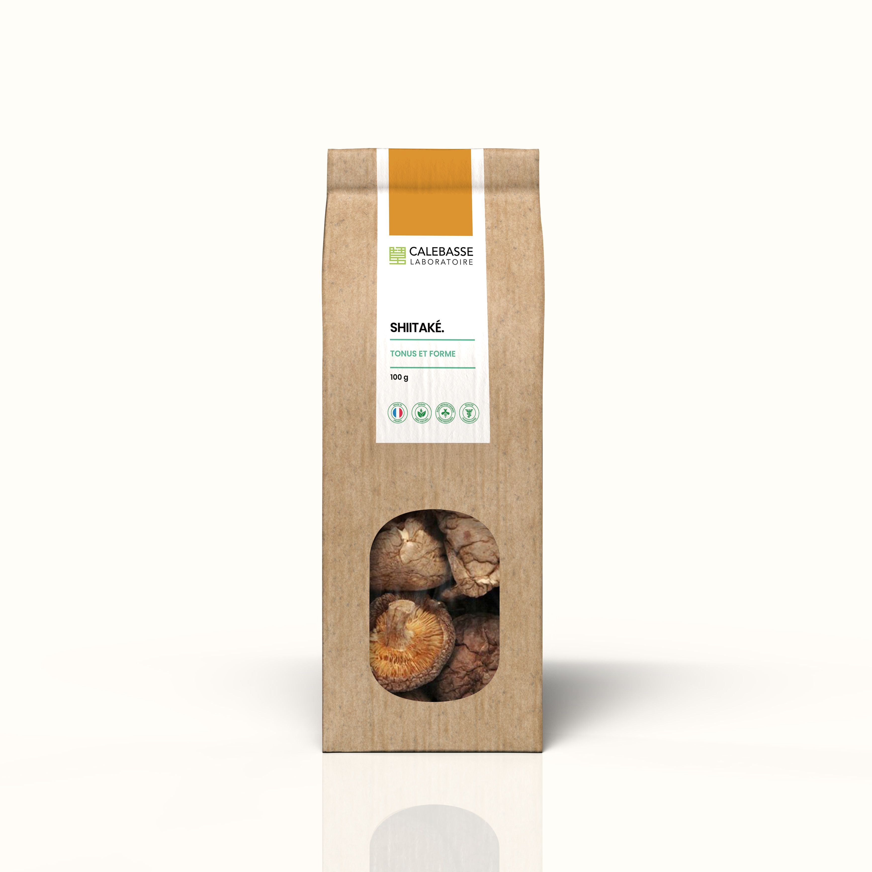 Sachet de shiitaké Xiang Gu séché de Calebasse, 100 g.