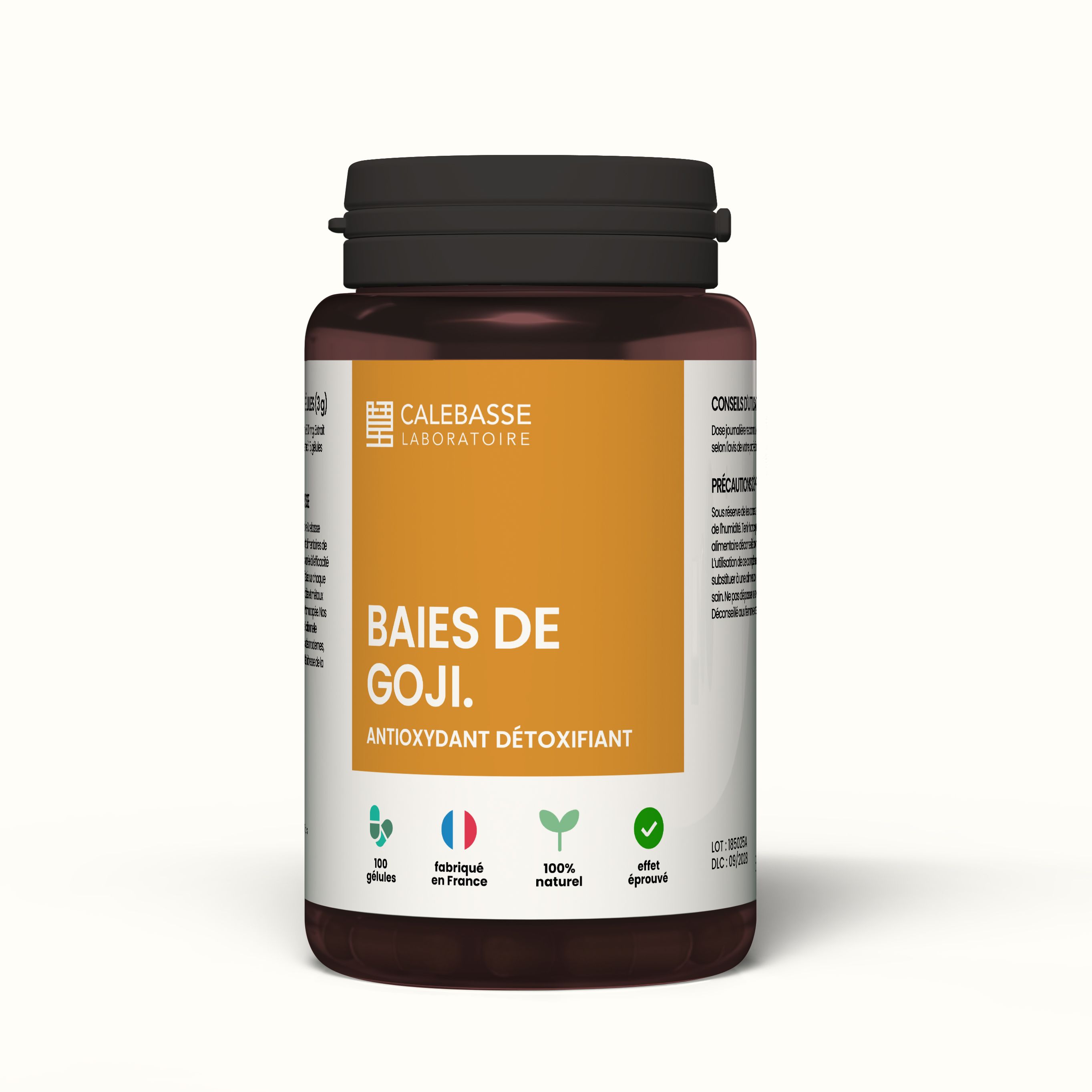 Extrait de baies de goji Calebasse (50 g).