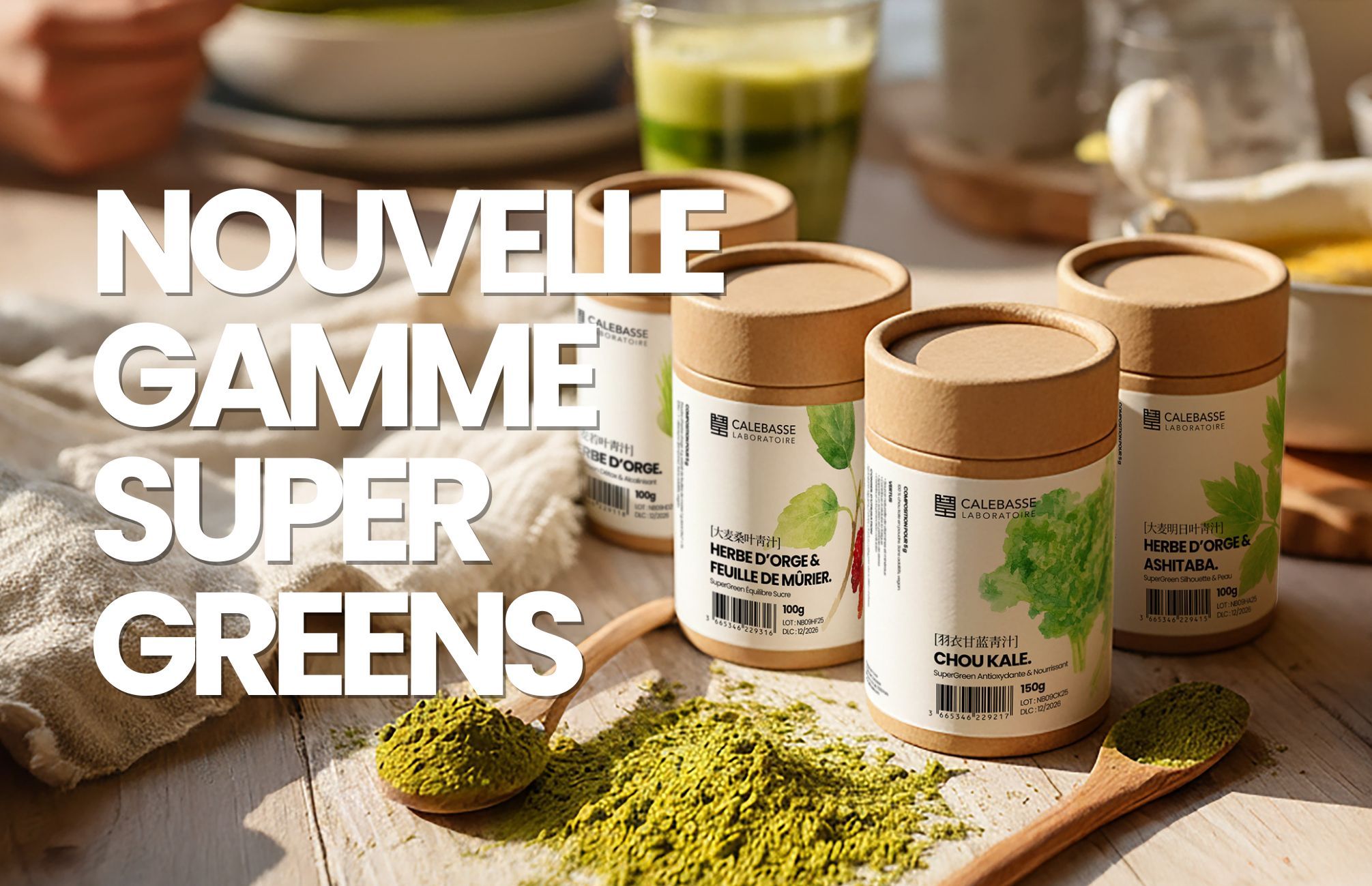 SuperGreens : Notre nouvelle gamme est là !