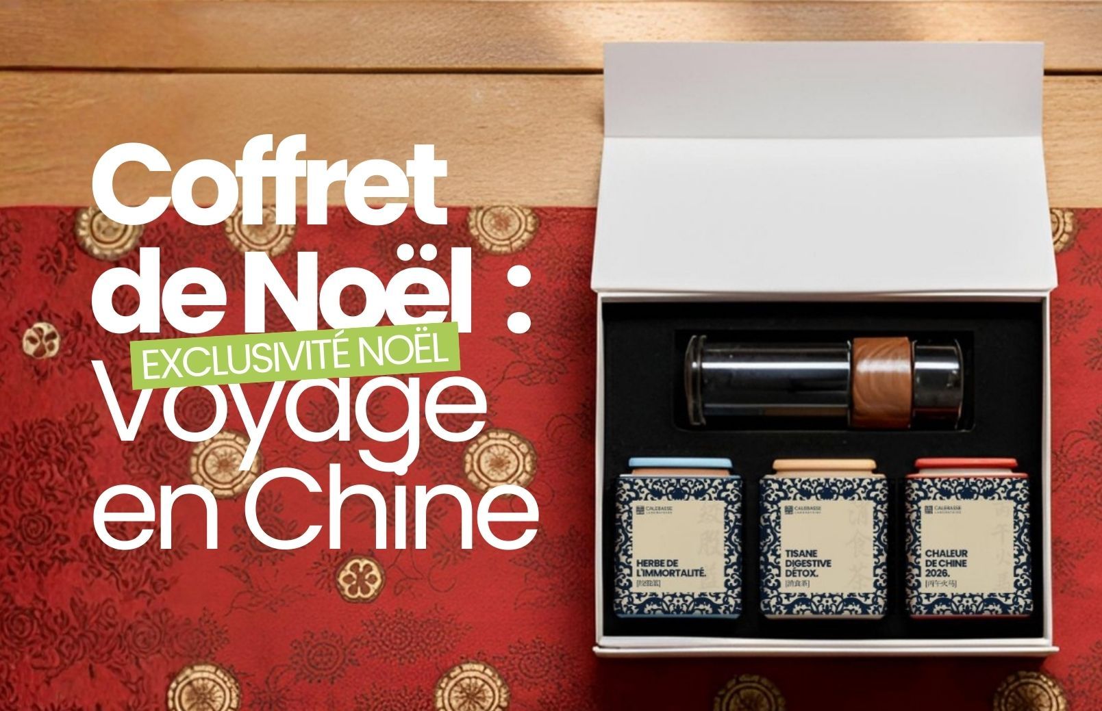 Exclusivité de Noël : Coffret de Noël - Voyage en Chine