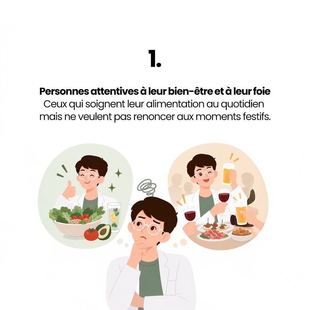Profile 1 — people mindful of their wellbeing and their liver