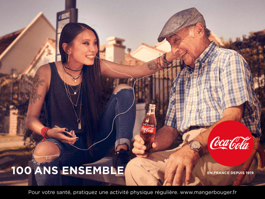 100 ans ensemble - Coca-Cola - Print 100 ans - Agence La Chose