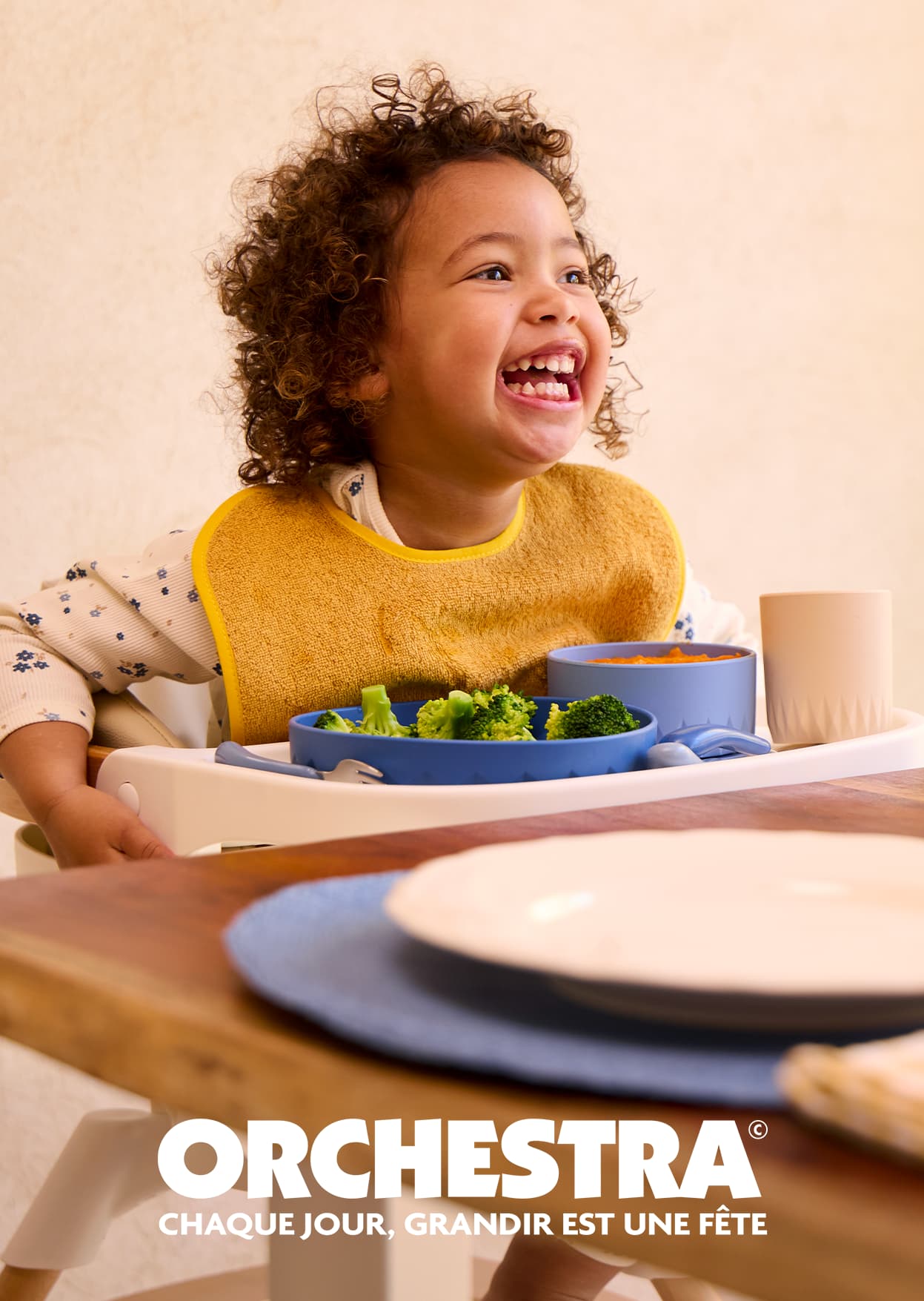 Orchestra, chaque jour, grandir est une fête. Visuel Repas.