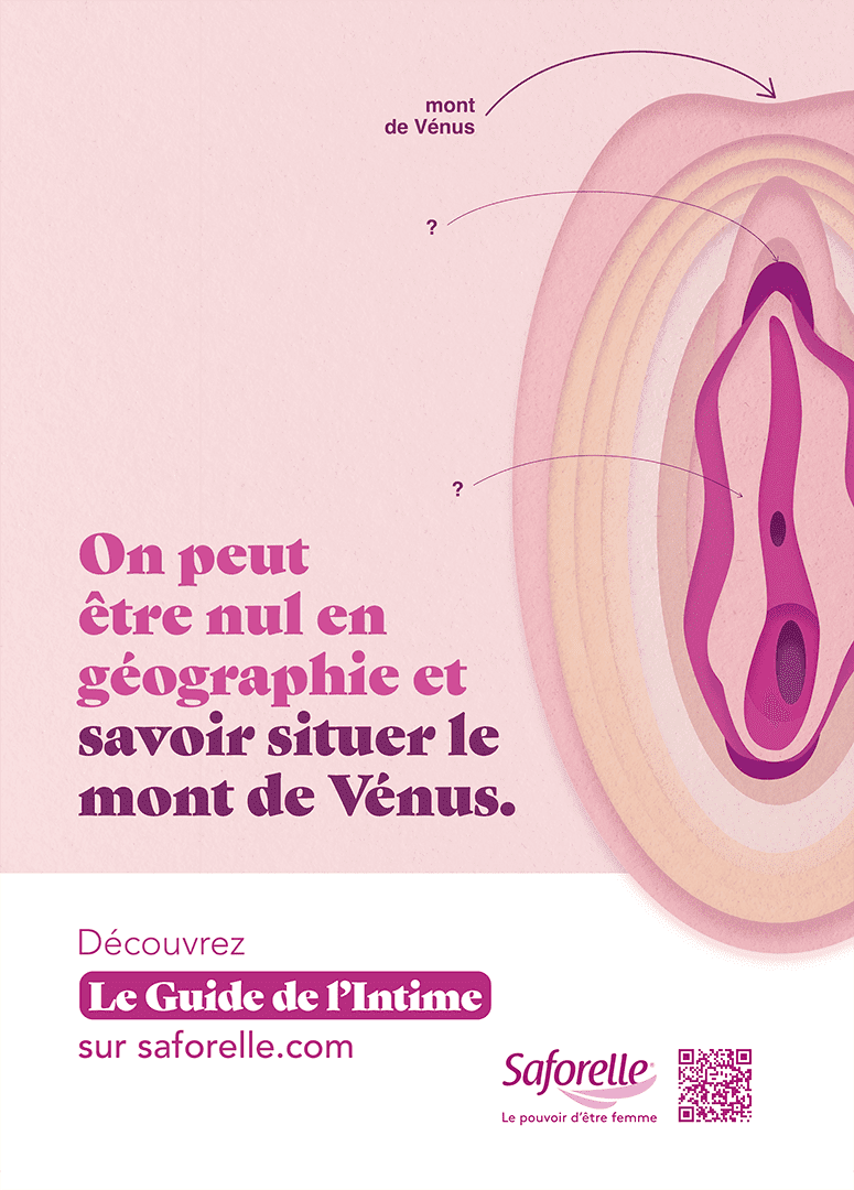 Camapagne "Le Guide de l'intime" pour Saforelle.