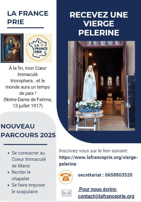 Vierge Pèlerine Nouveau Parcours 2025