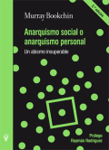 Tapa de Anarquismo social o anarquismo personal