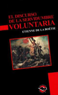 Tapa de Discurso de la servidumbre voluntaria