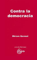 Tapa de Contra la democracia