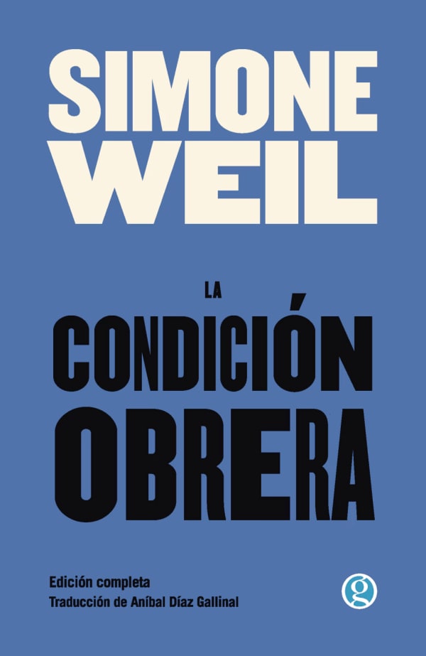 Tapa de La condición obrera