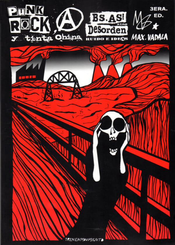 Tapa de Punk rock, anarquía y tinta china