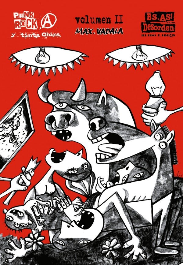 Tapa de Punk rock, anarquía y tinta china Vol 2