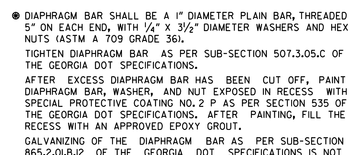 p10_r08 tighten diaphragm bar as per sub section