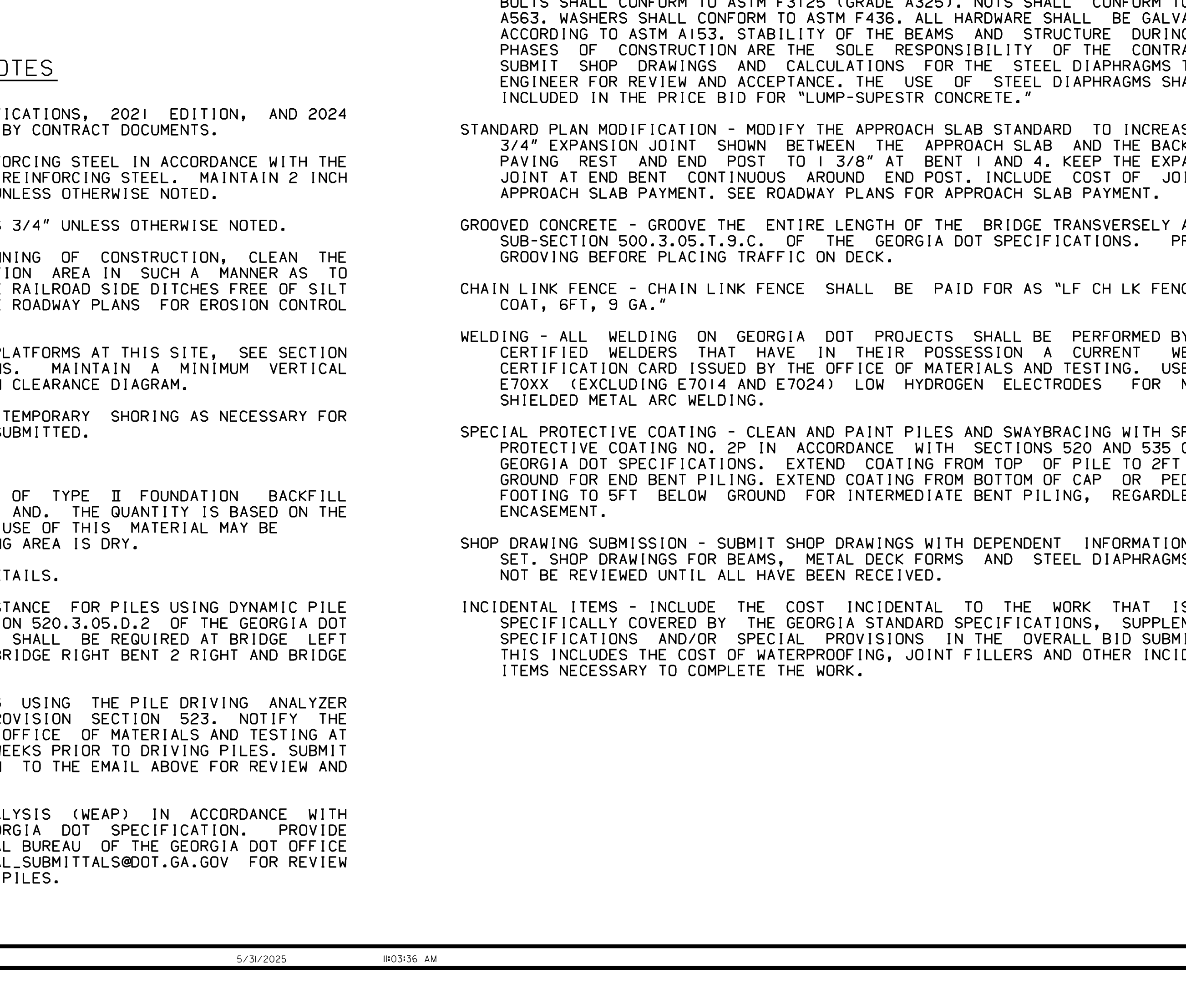 GENERAL NOTES