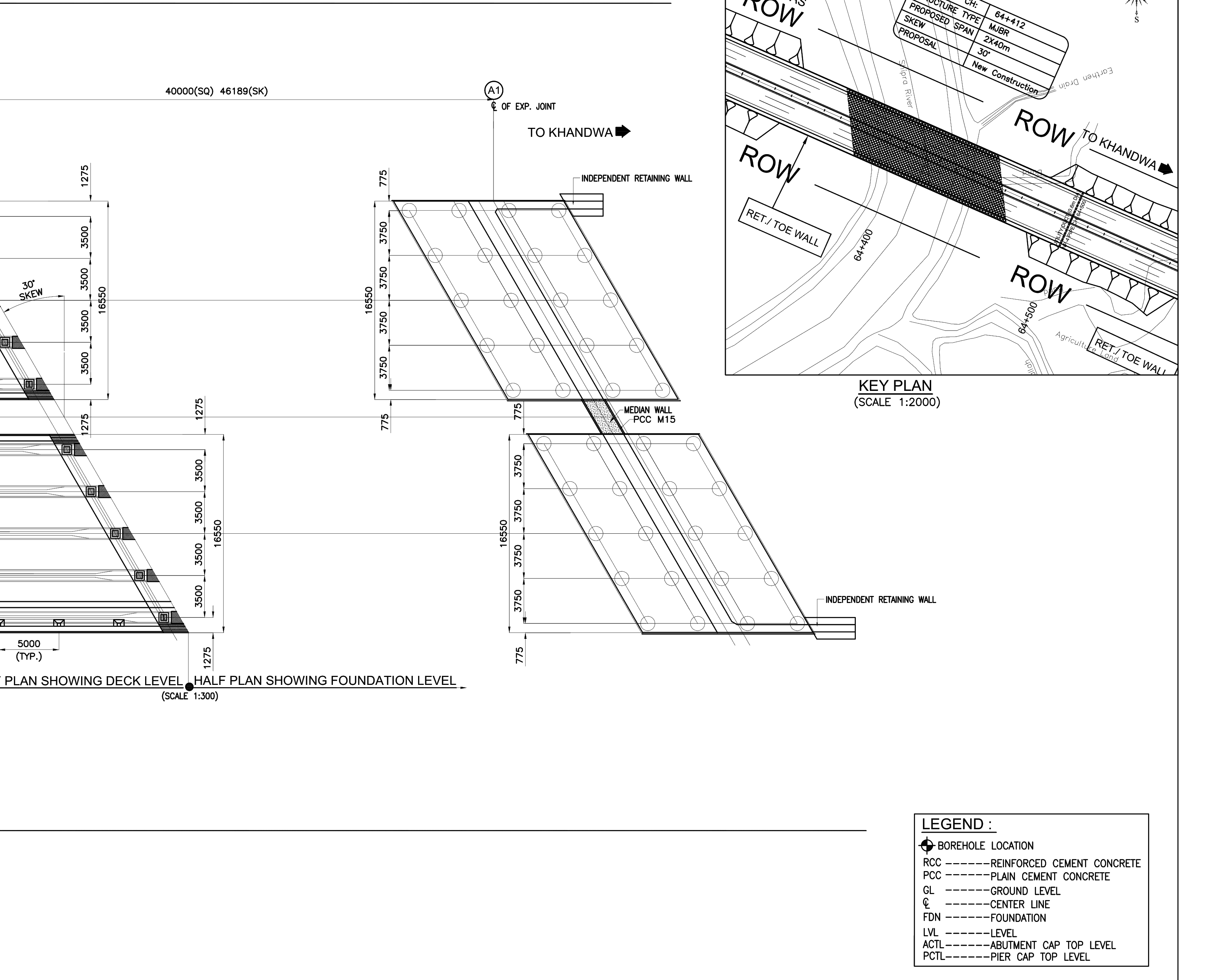 p01_r02 half plan showing foundation level