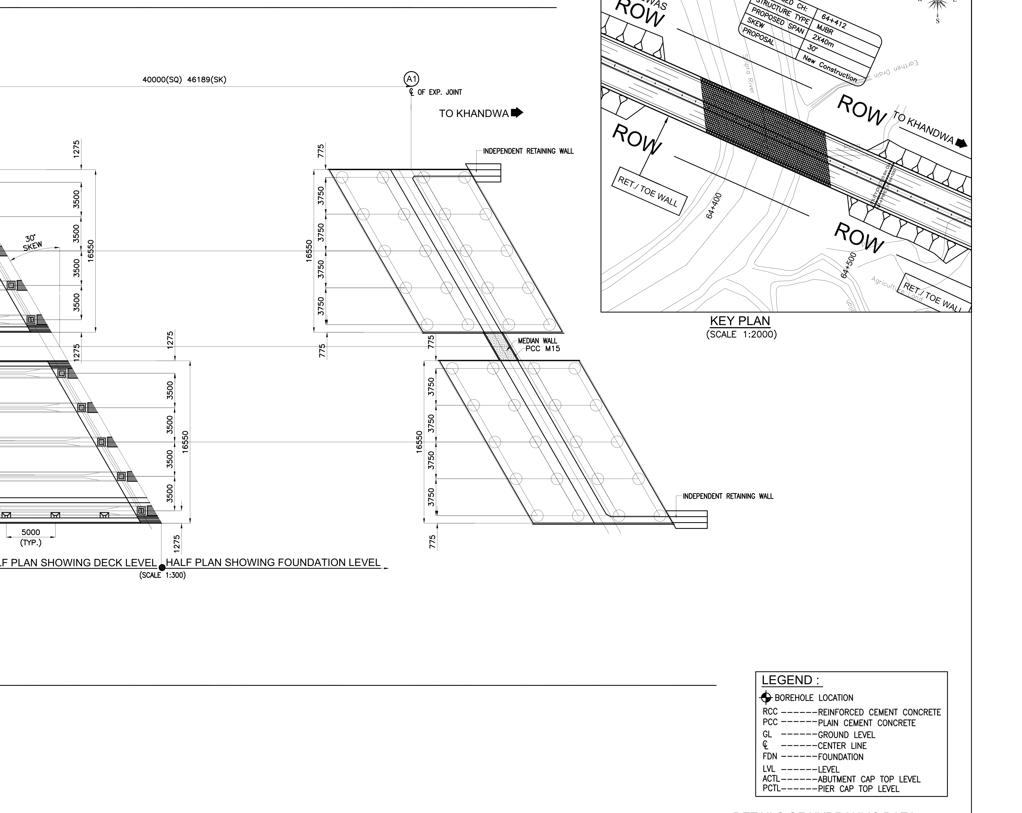 Pier Abutment Foundation Retaining Wall
