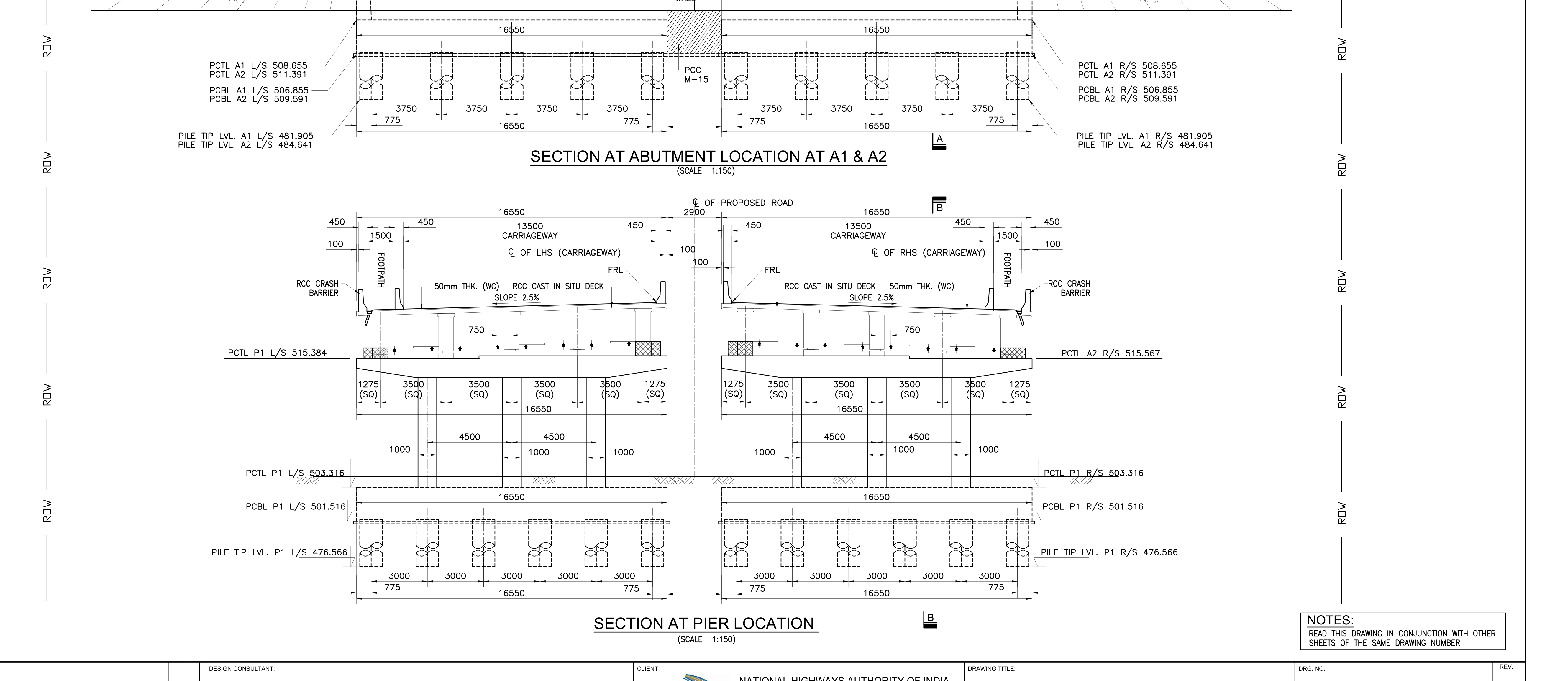 Bridge Substructure At Abutment And Pier