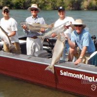 Business Card: Salmon King Lodge Guide Service