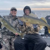 Business Card: Trophy Spring Walleye Guide Trip