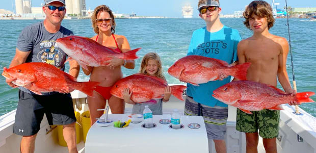 Business Card: Fin & Fly Fishing Charters  -  32' Priority