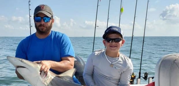 Business Card: Get Hooked Charters Galveston  -  24'