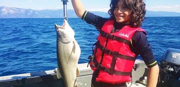 Business Card: Lake Tahoe Fishing Trips