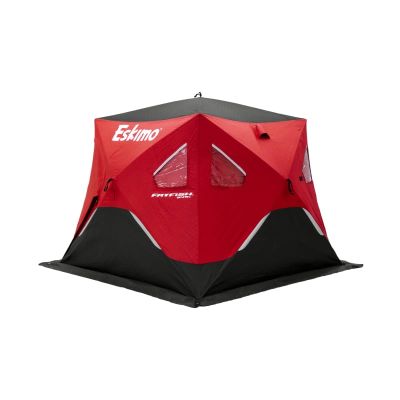 FatFish 949i Red/Black Insulated Pop-Up Ice Shelter - 