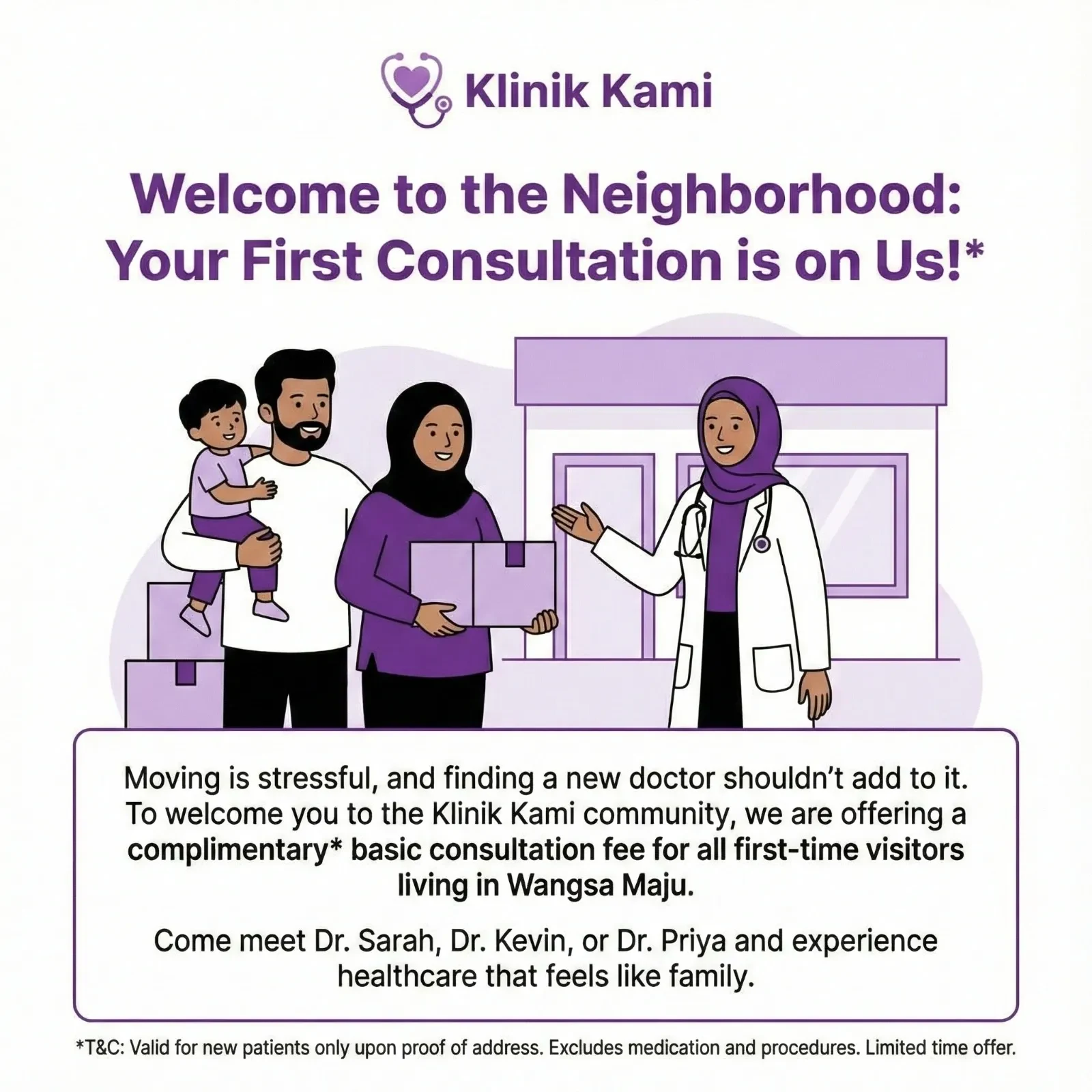 Welcome to the Neighborhood: Your First Consultation is on Us!