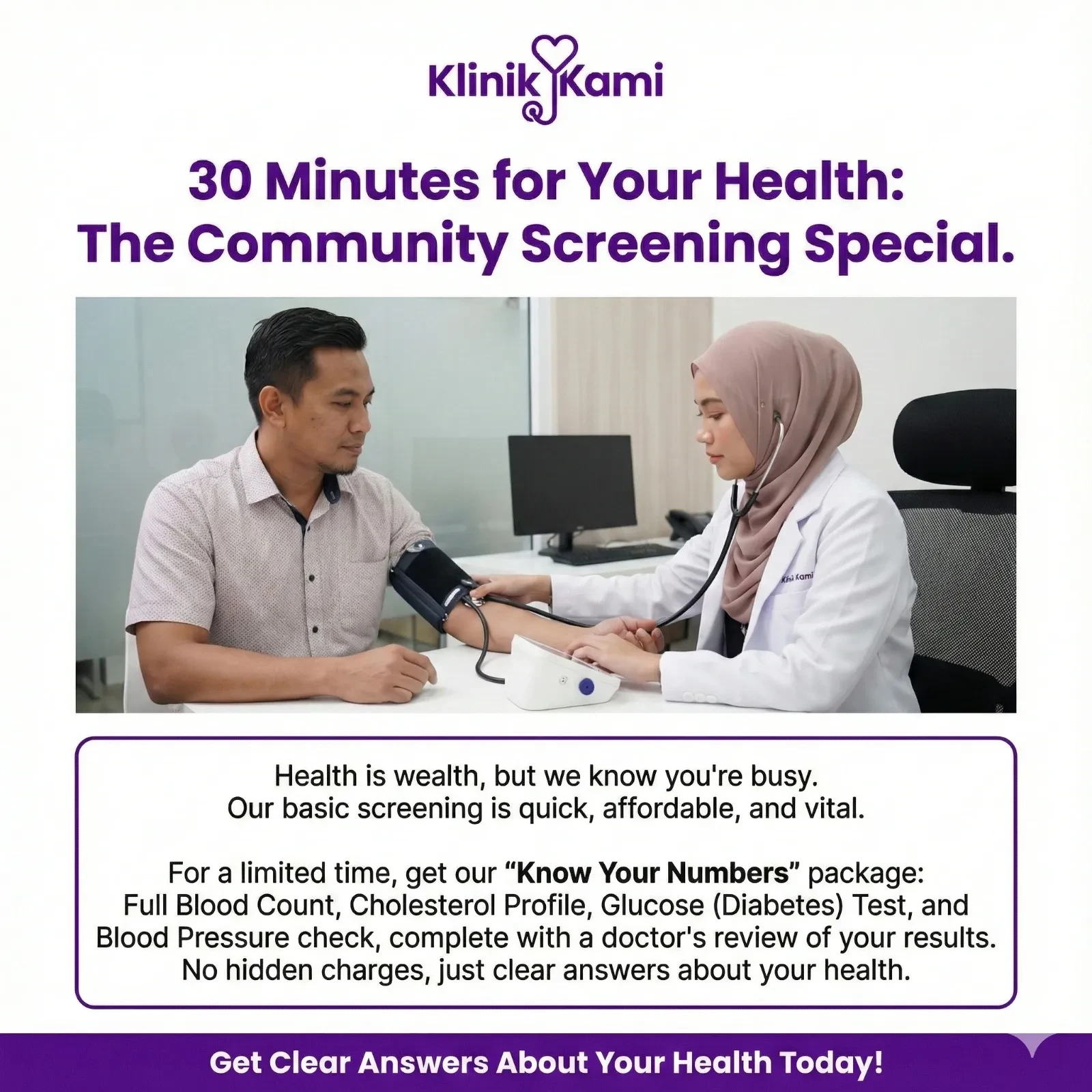 The "Know Your Numbers" Basic Health Check