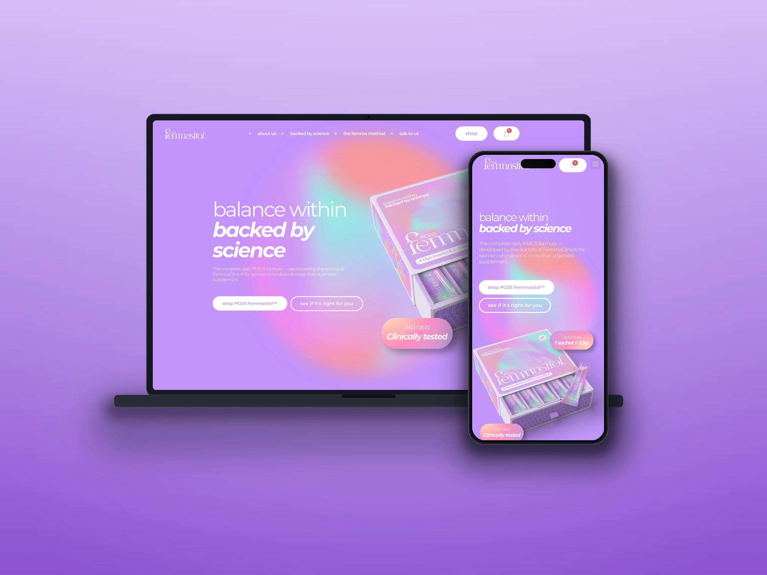 Femmasitol - Web Design Case Study