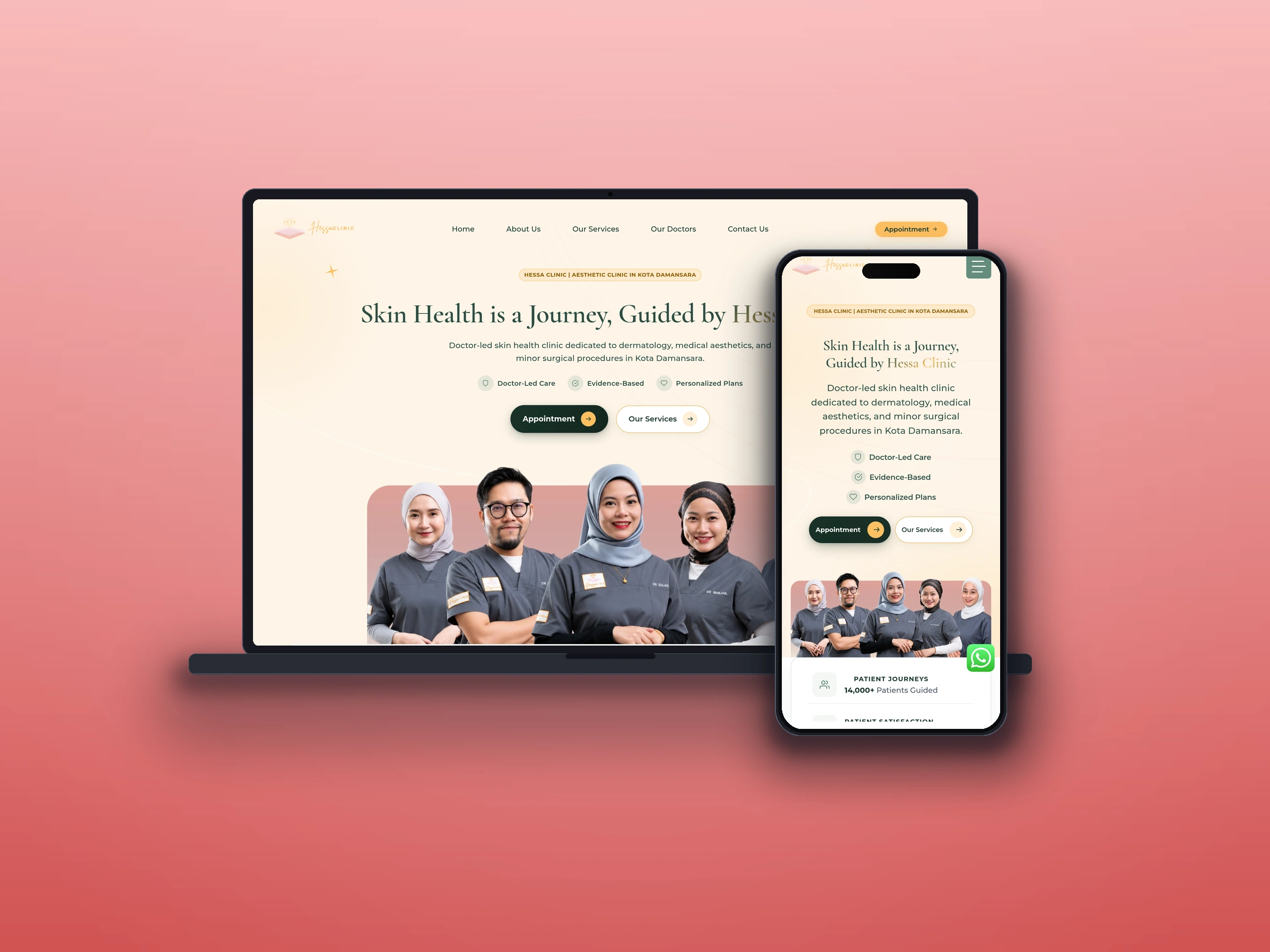 Hessa Clinic - Web Design Case Study