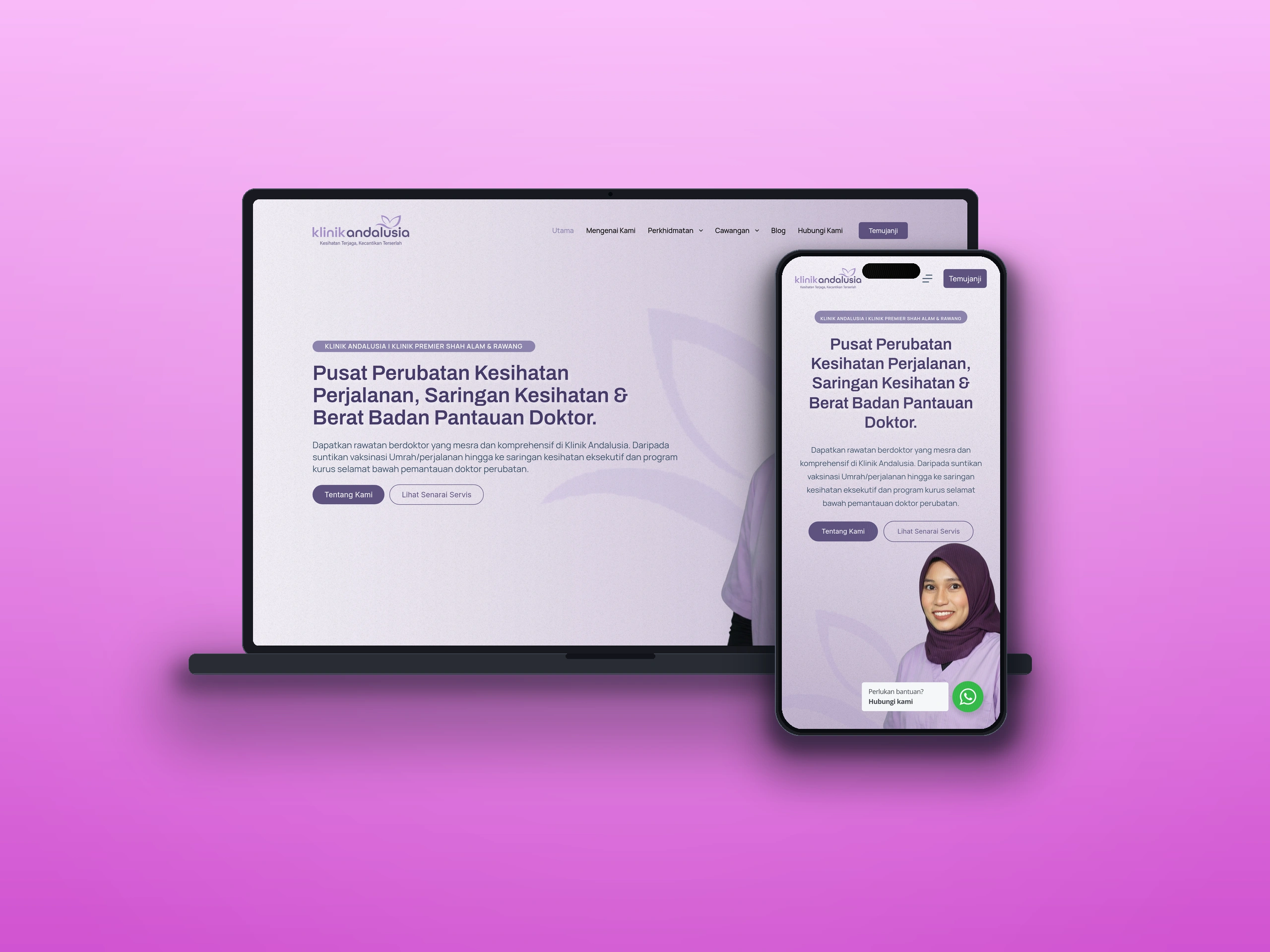 Klinik Andalusia - Website Design Case Study