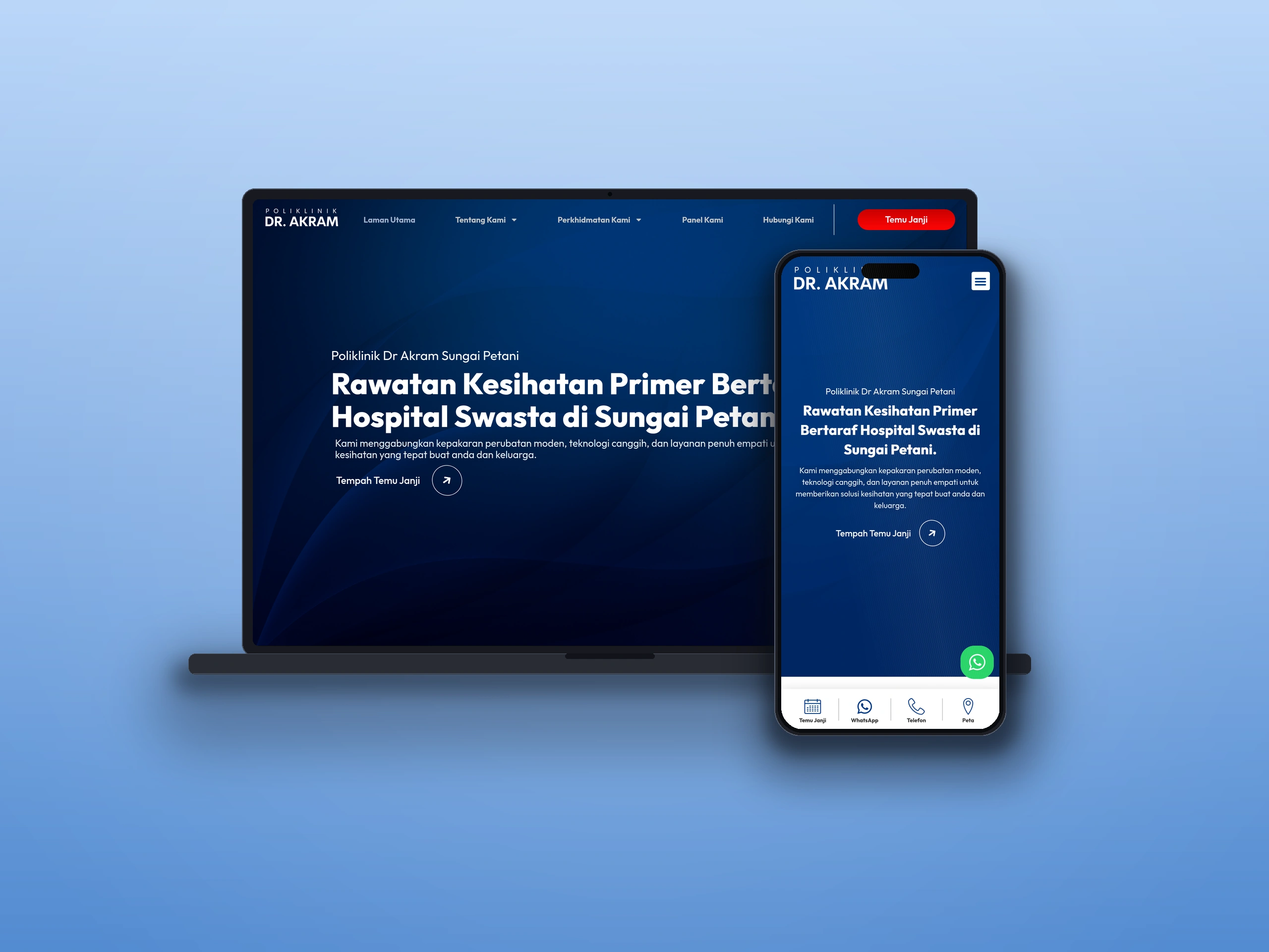 Poliklinik Dr Akram 24 Jam - Website Design Case Study
