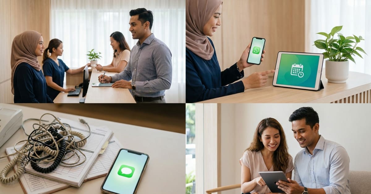 Cara Buat Temujanji Klinik Gigi Online Menggunakan WhatsApp