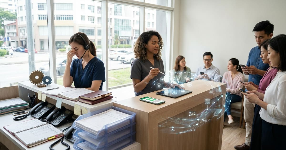 WhatsApp AI Agent vs Rule-Based Chatbot: Why Clinics Need LLM Receptionists