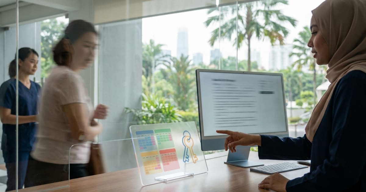 Locum Doctor Scheduling in Malaysia: Temporary Calendar Access Without Privacy Risk